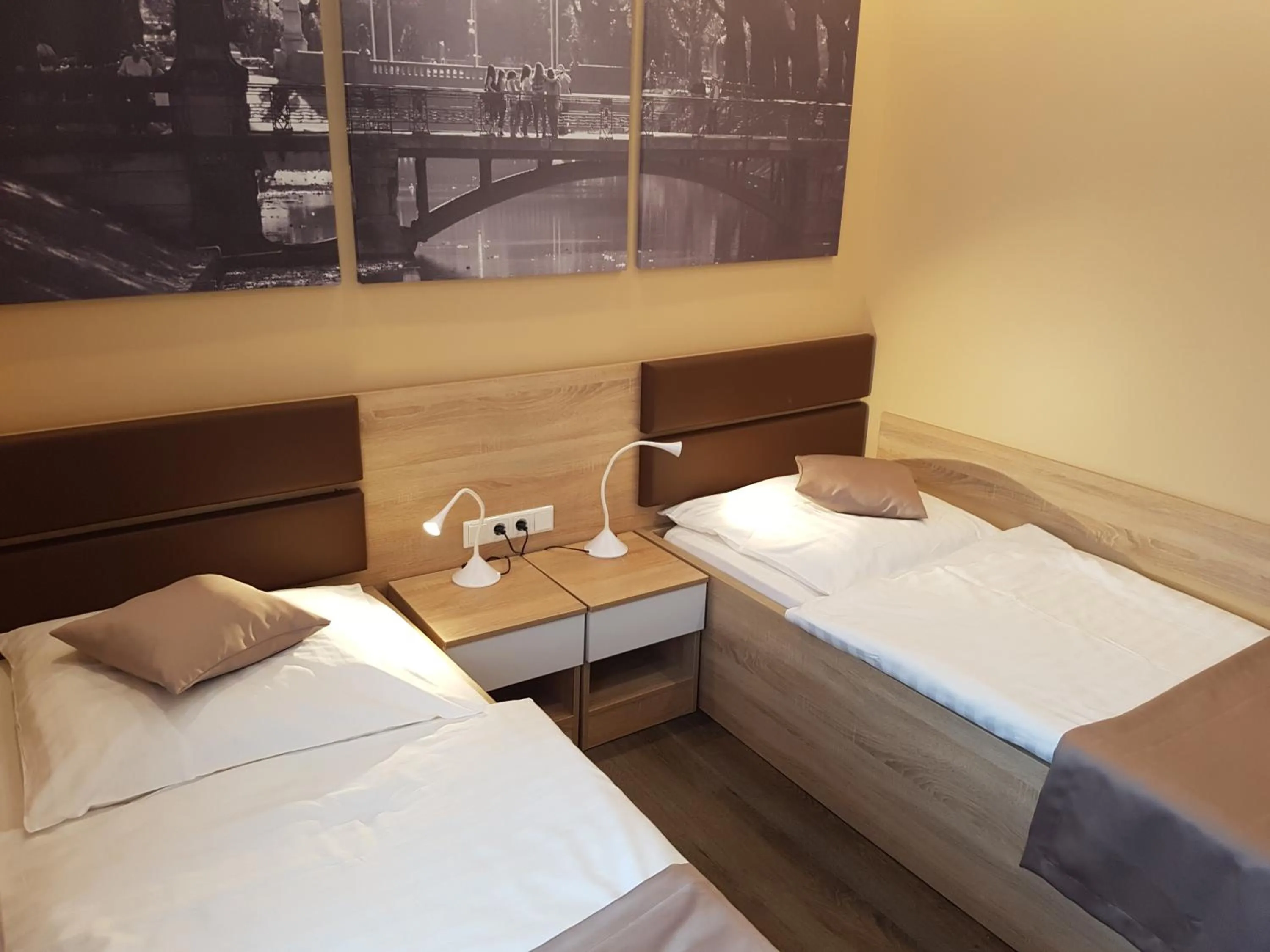 Photo of the whole room, Bed in Hotel Haus Büderich