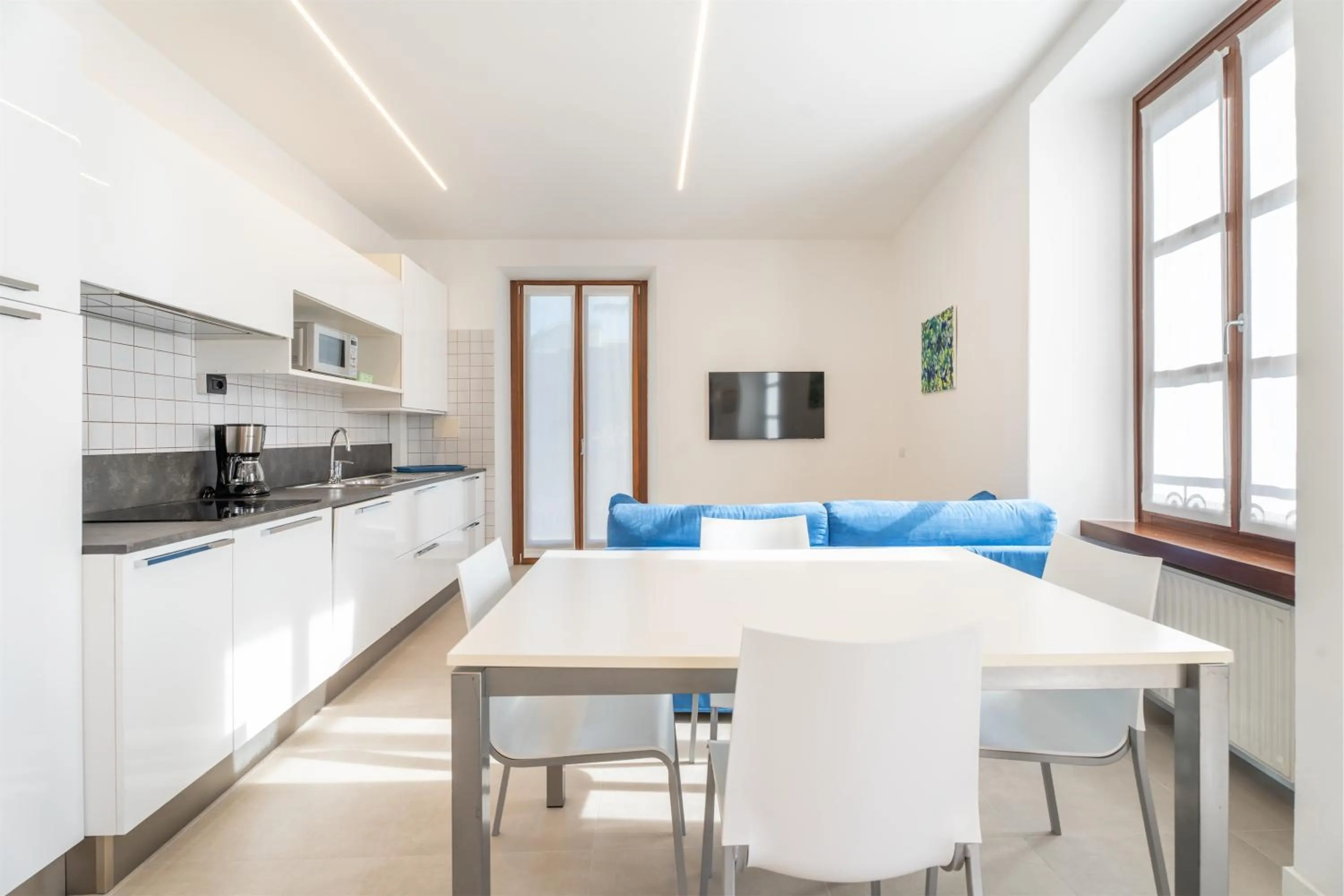 Kitchen or kitchenette in Residence Villa degli Aranci