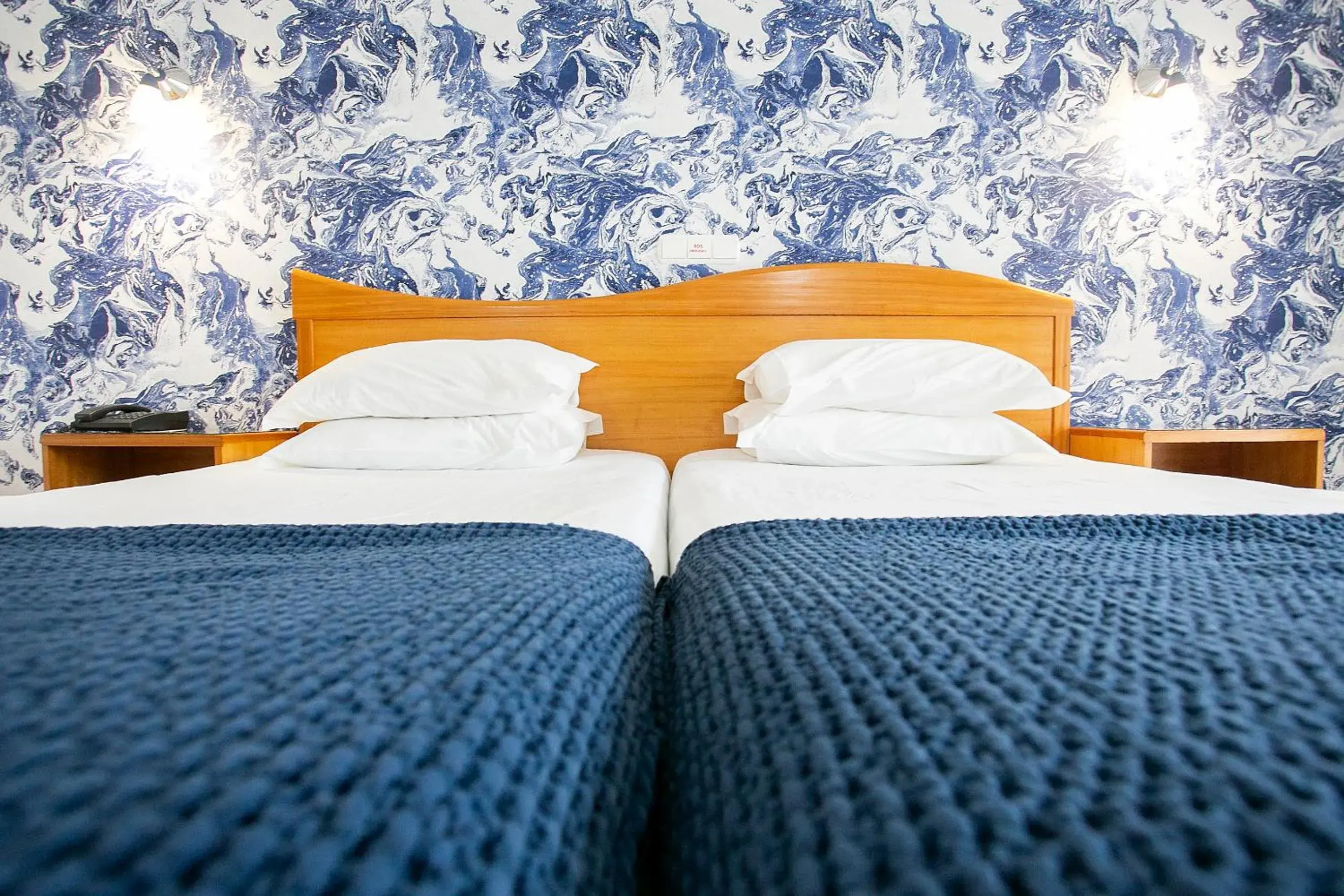 Decorative detail, Bed in Hotel do Mar Decorative detail, Bed in Hotel do Mar