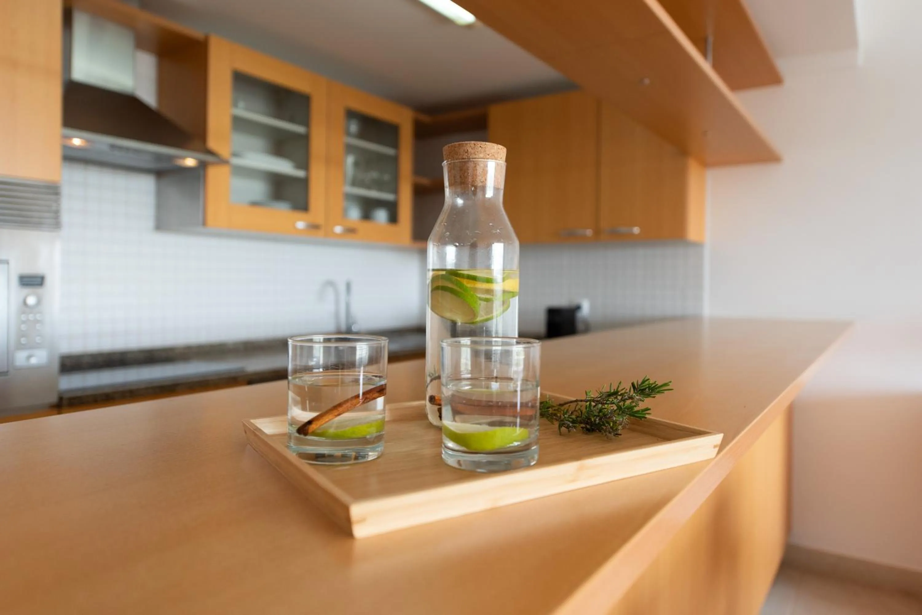 Kitchen or kitchenette in Vista Marina Apartamentos Turisticos