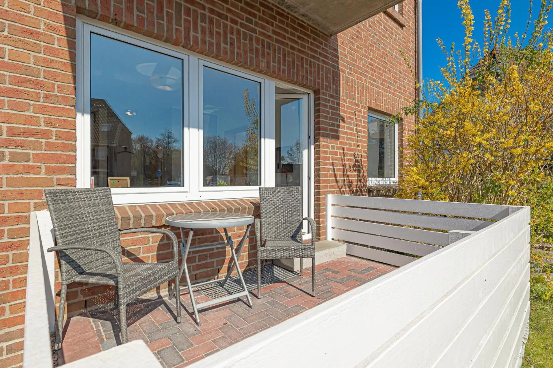 Balcony/Terrace in Appartementhaus Gouverneur-Maxse Büsum