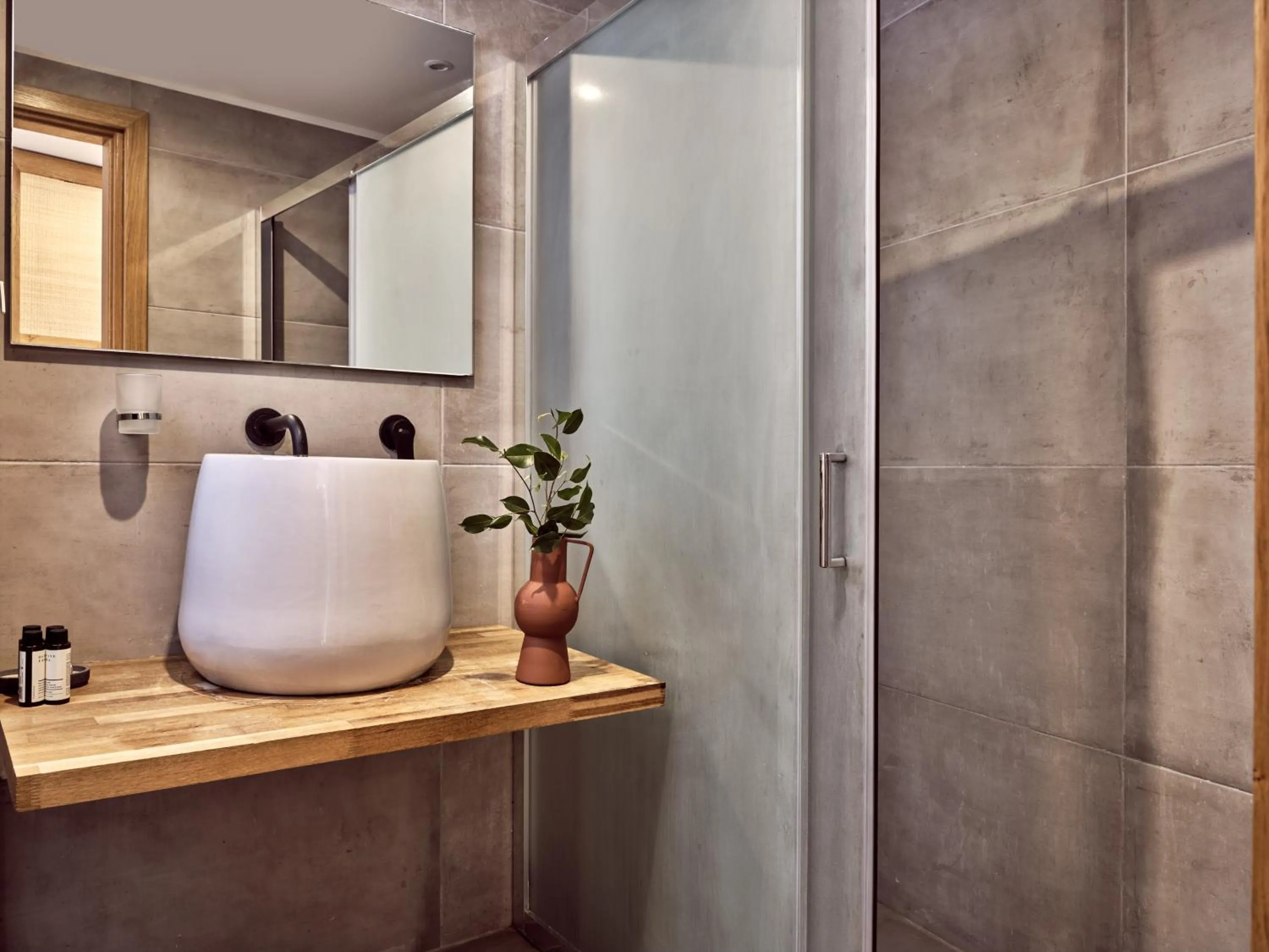 Deluxe Double Studio with Sea View in Troulis Apart-Hotel