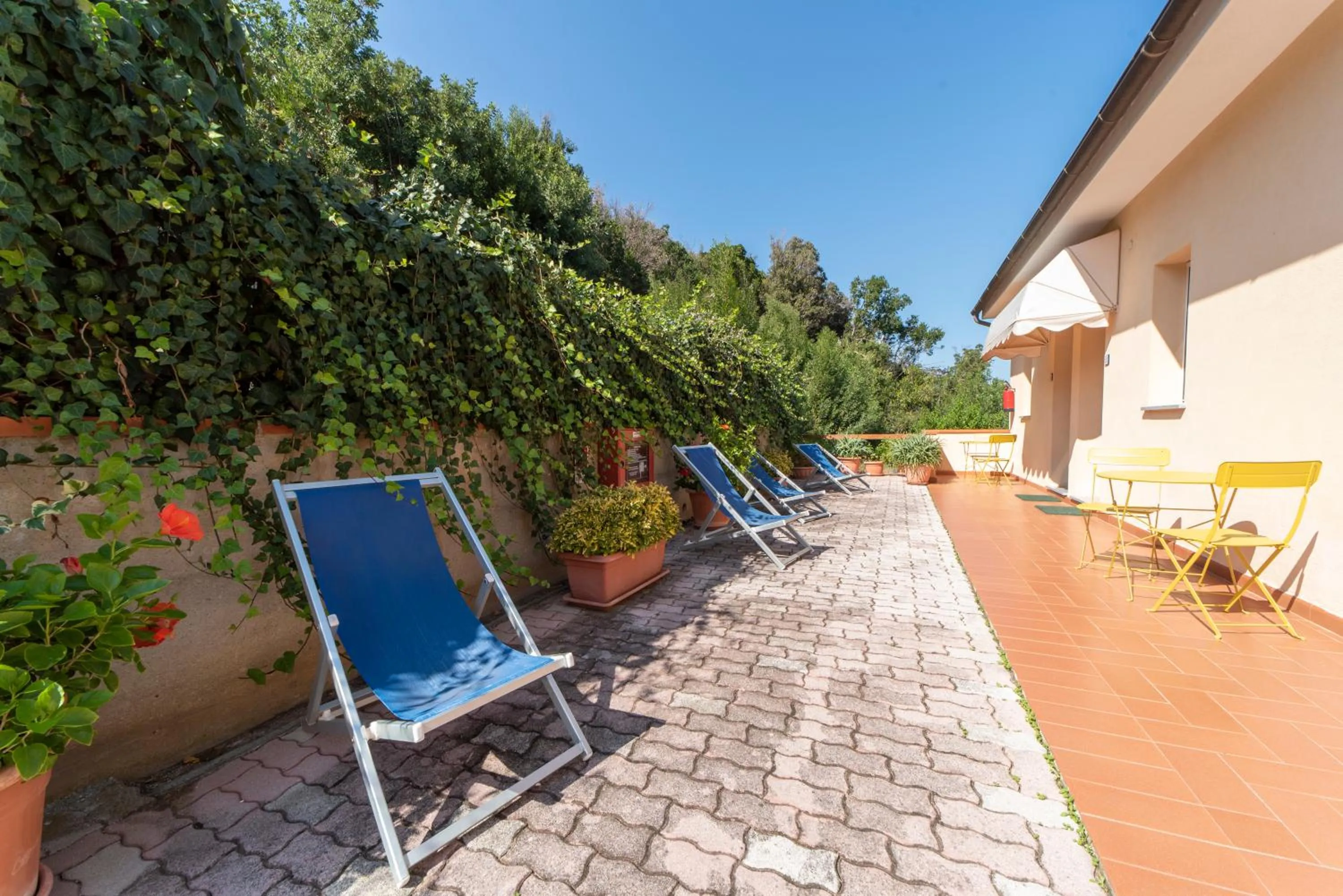 Patio in Albergo Le Briciole