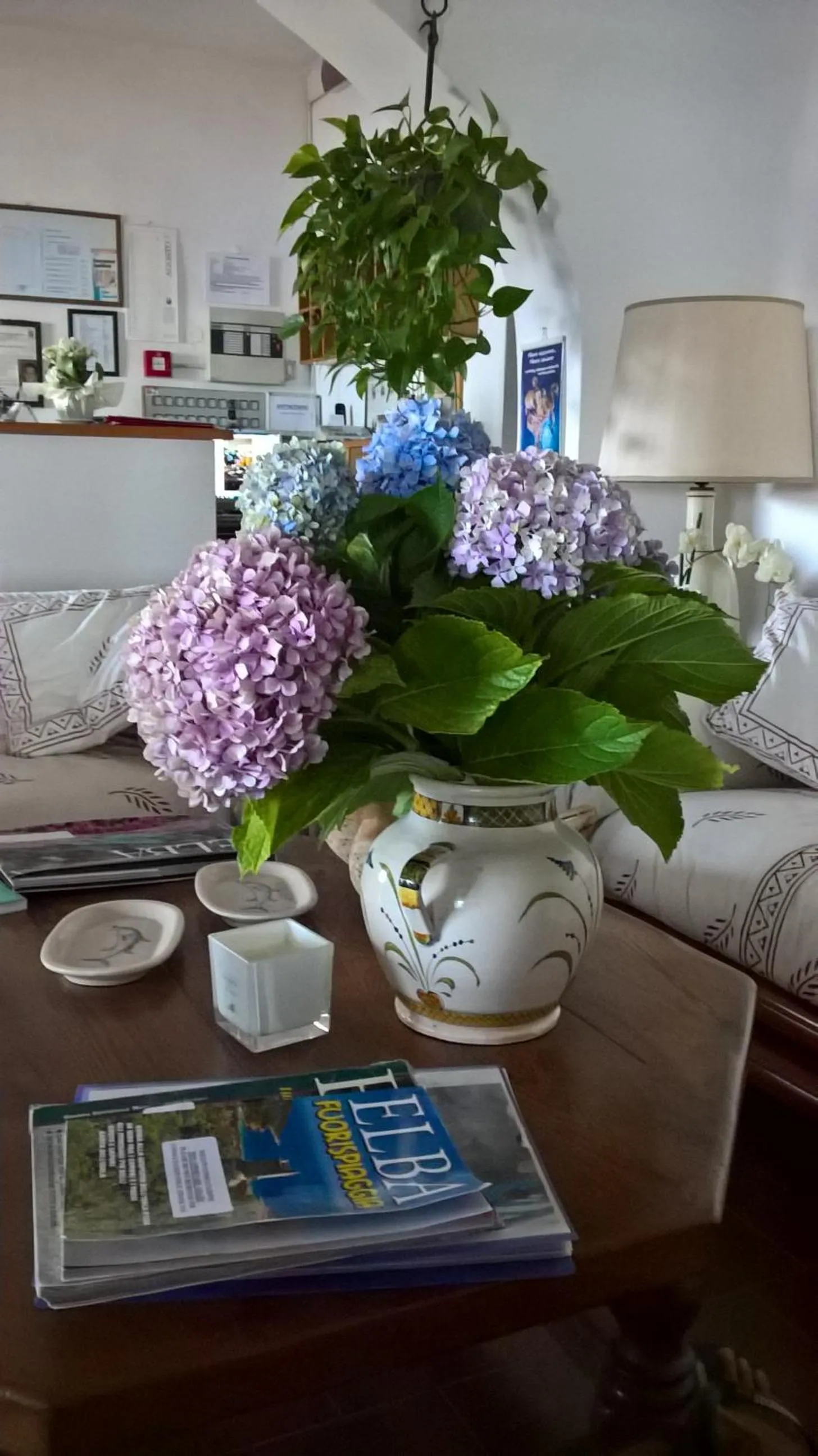 Decorative detail in Albergo Le Briciole