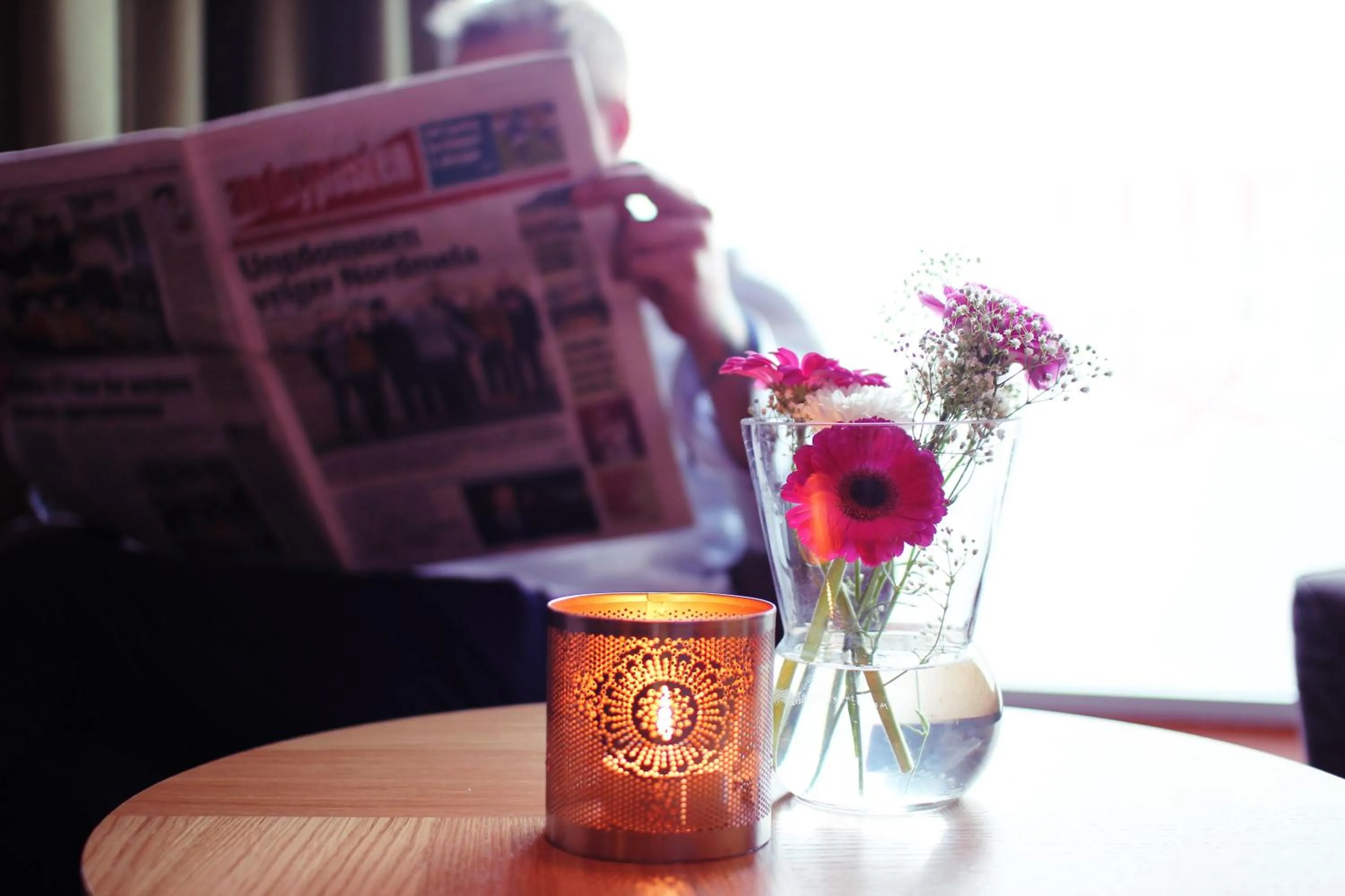 Seating area in Hotel Marena