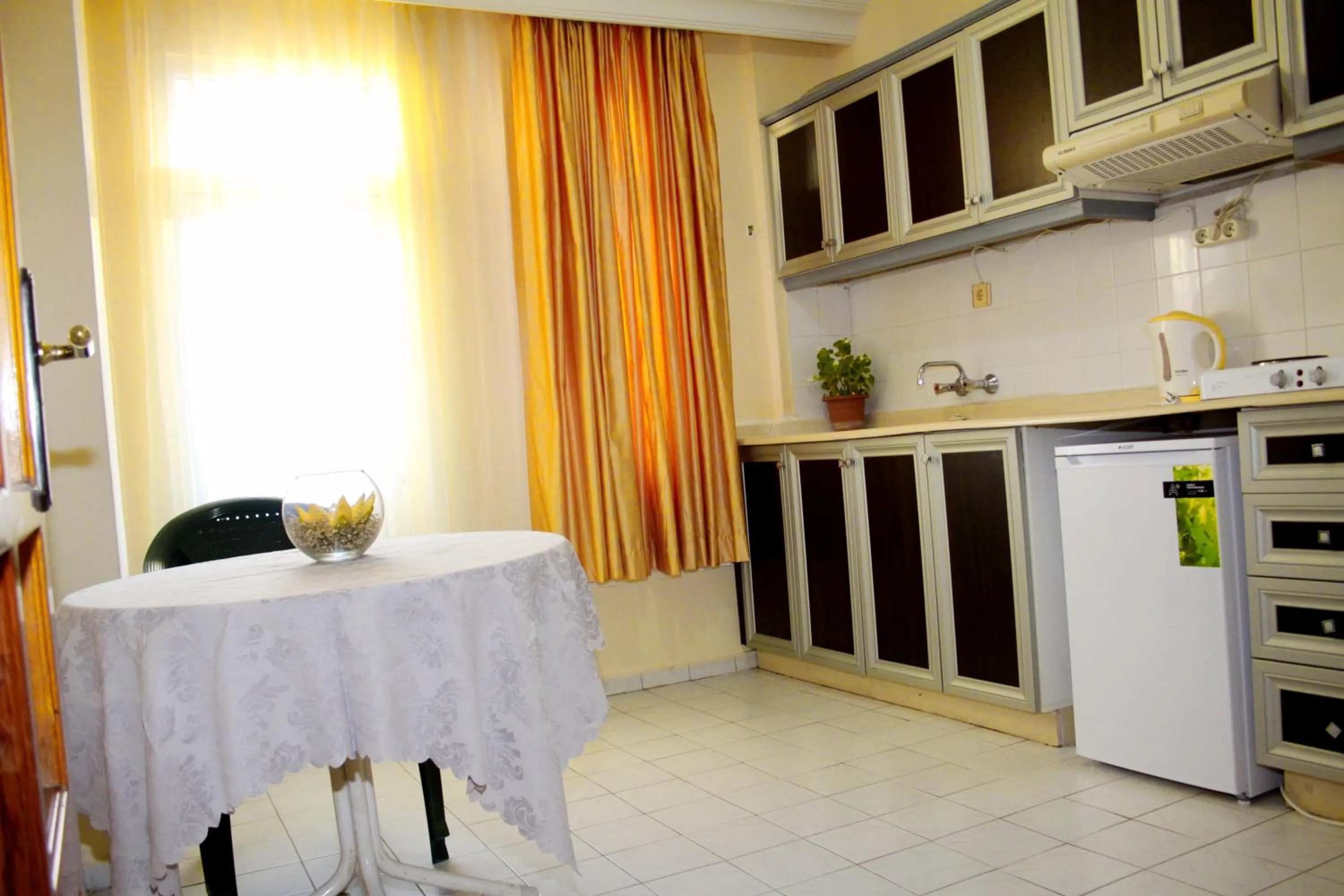 Kitchen or kitchenette in Baronessa Apart Hotel