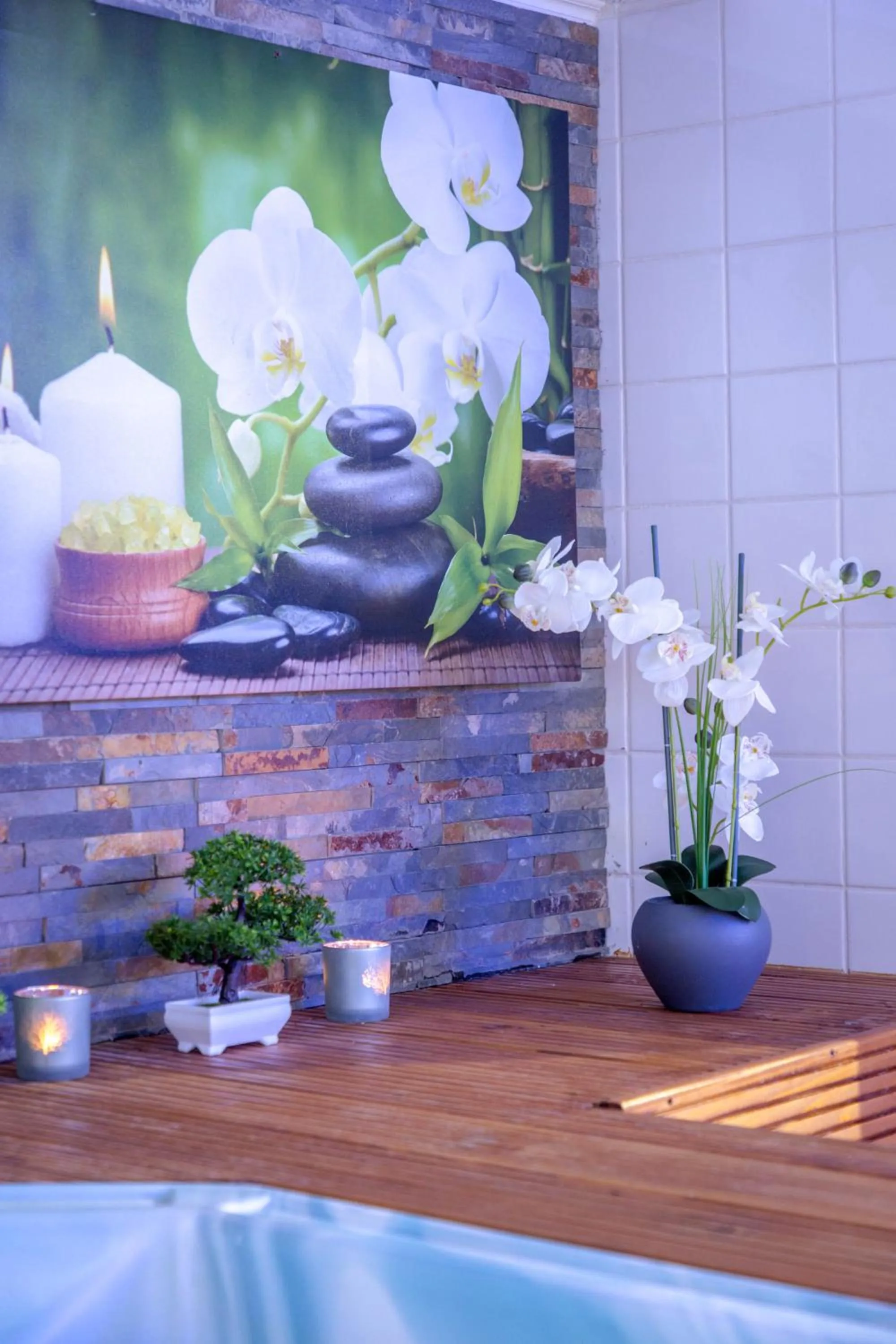 Sauna in Les Pins Blancs en Provence