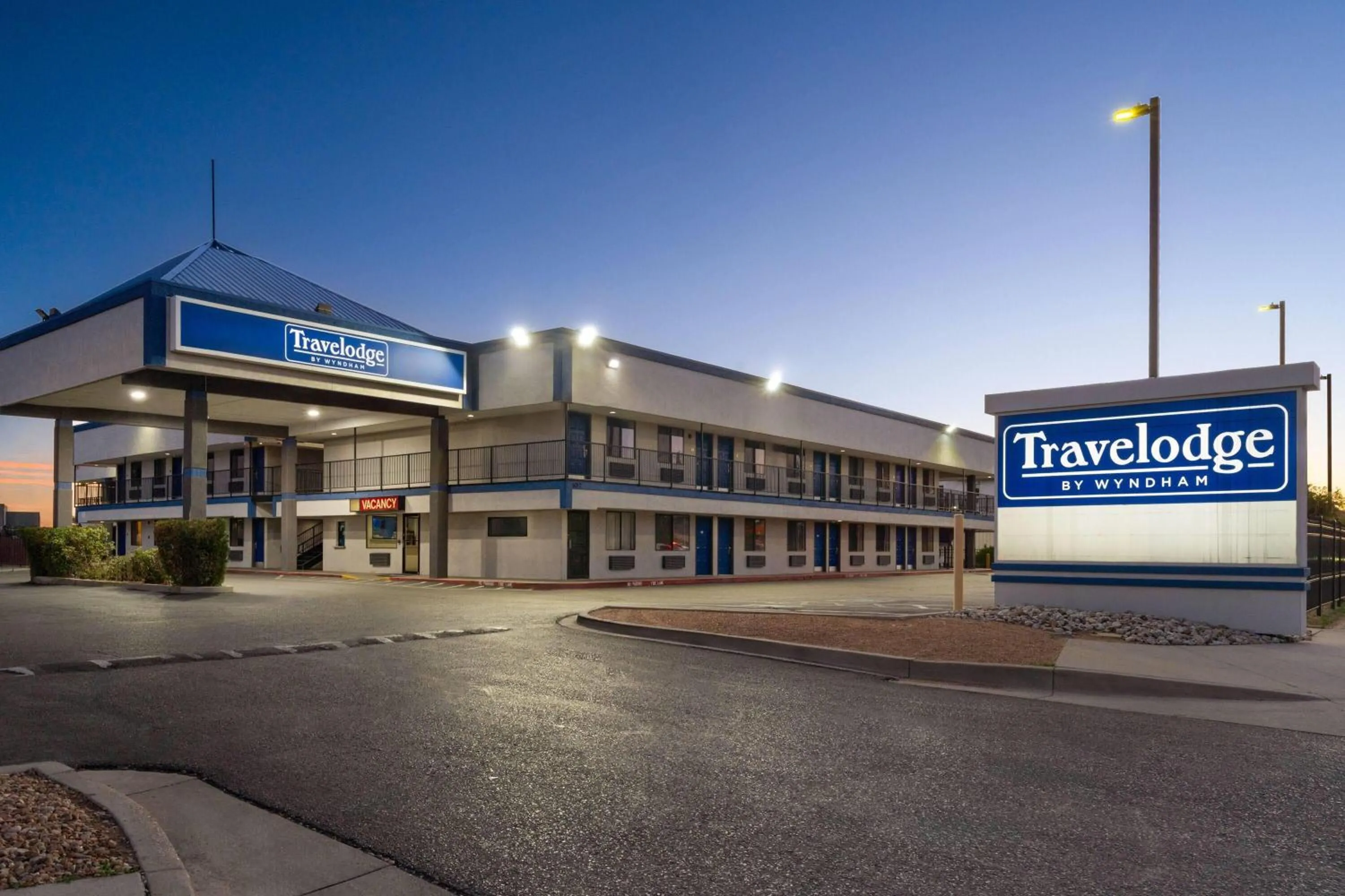 Property building in Travelodge by Wyndham Albuquerque West