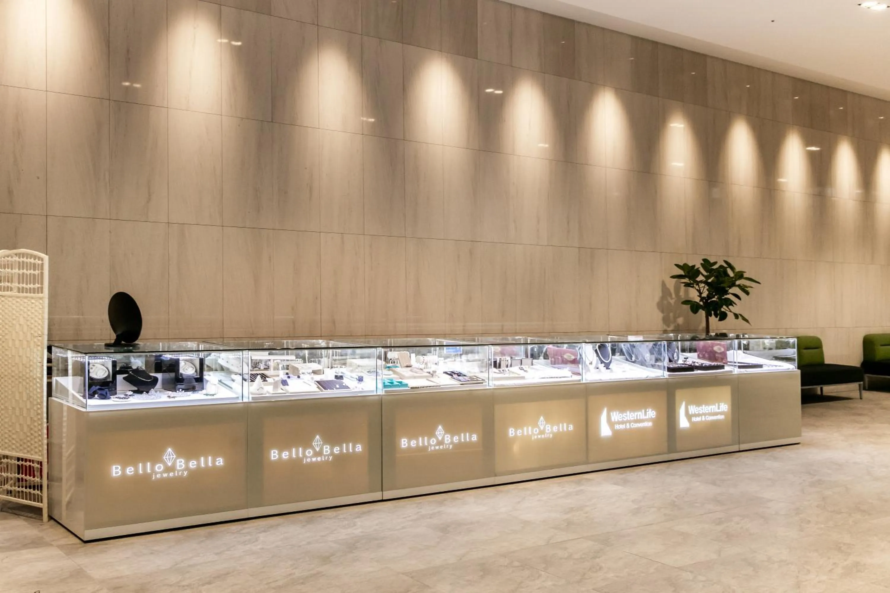 On-site shops in WesternLife Hotel