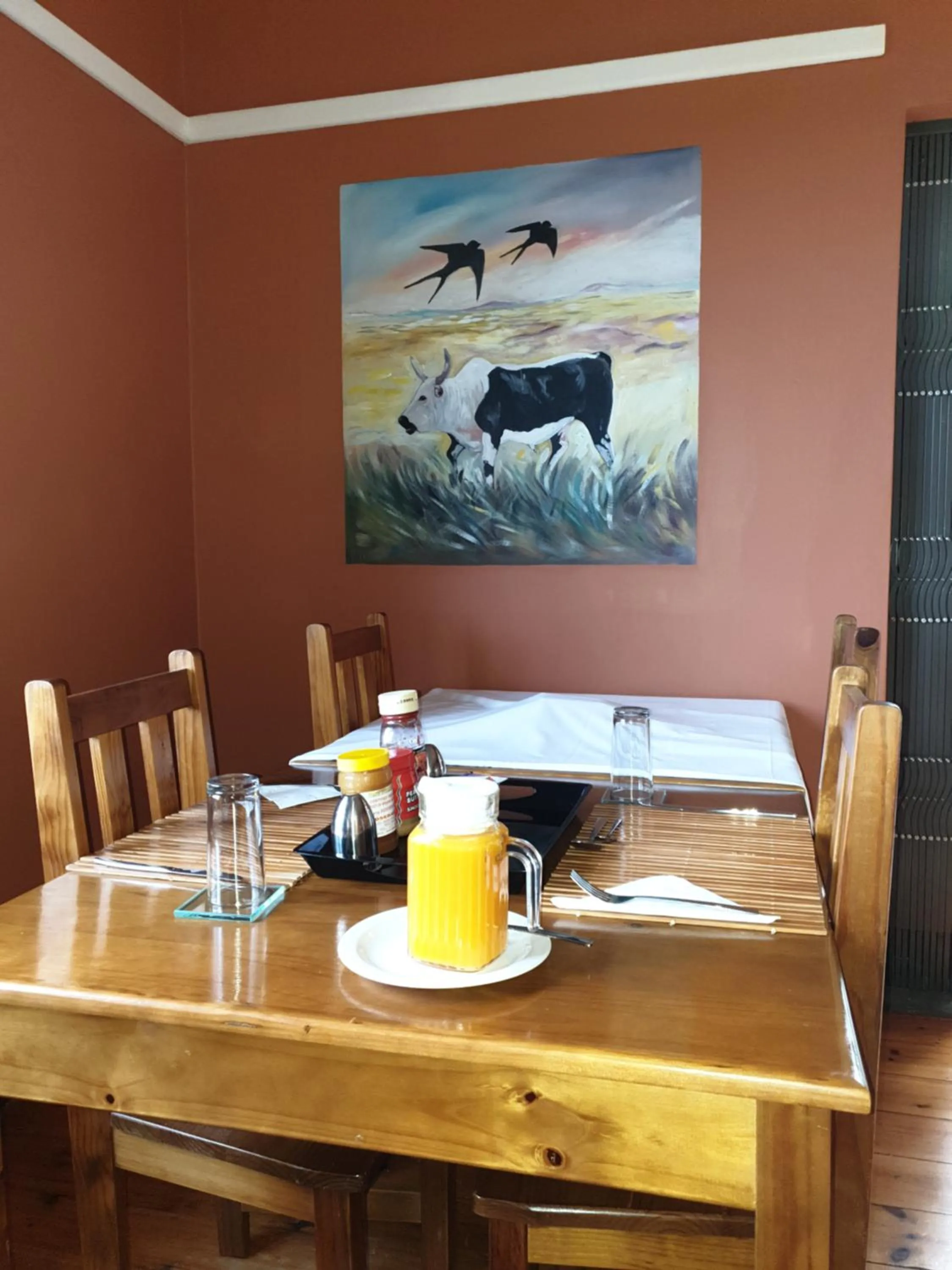 Breakfast in Rosedale Organic Farm Bed & Breakfast