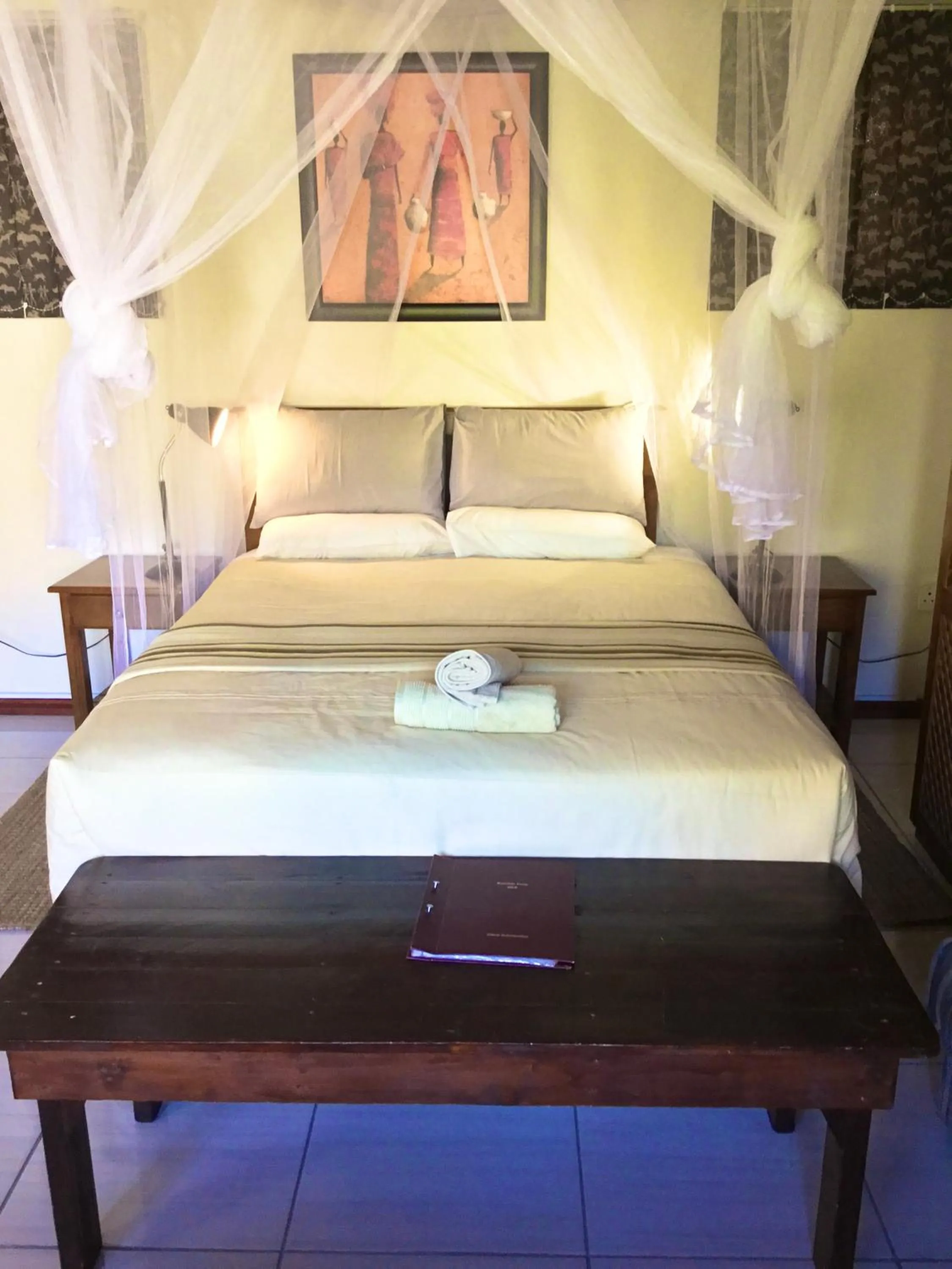 Bed in Rosedale Organic Farm Bed & Breakfast