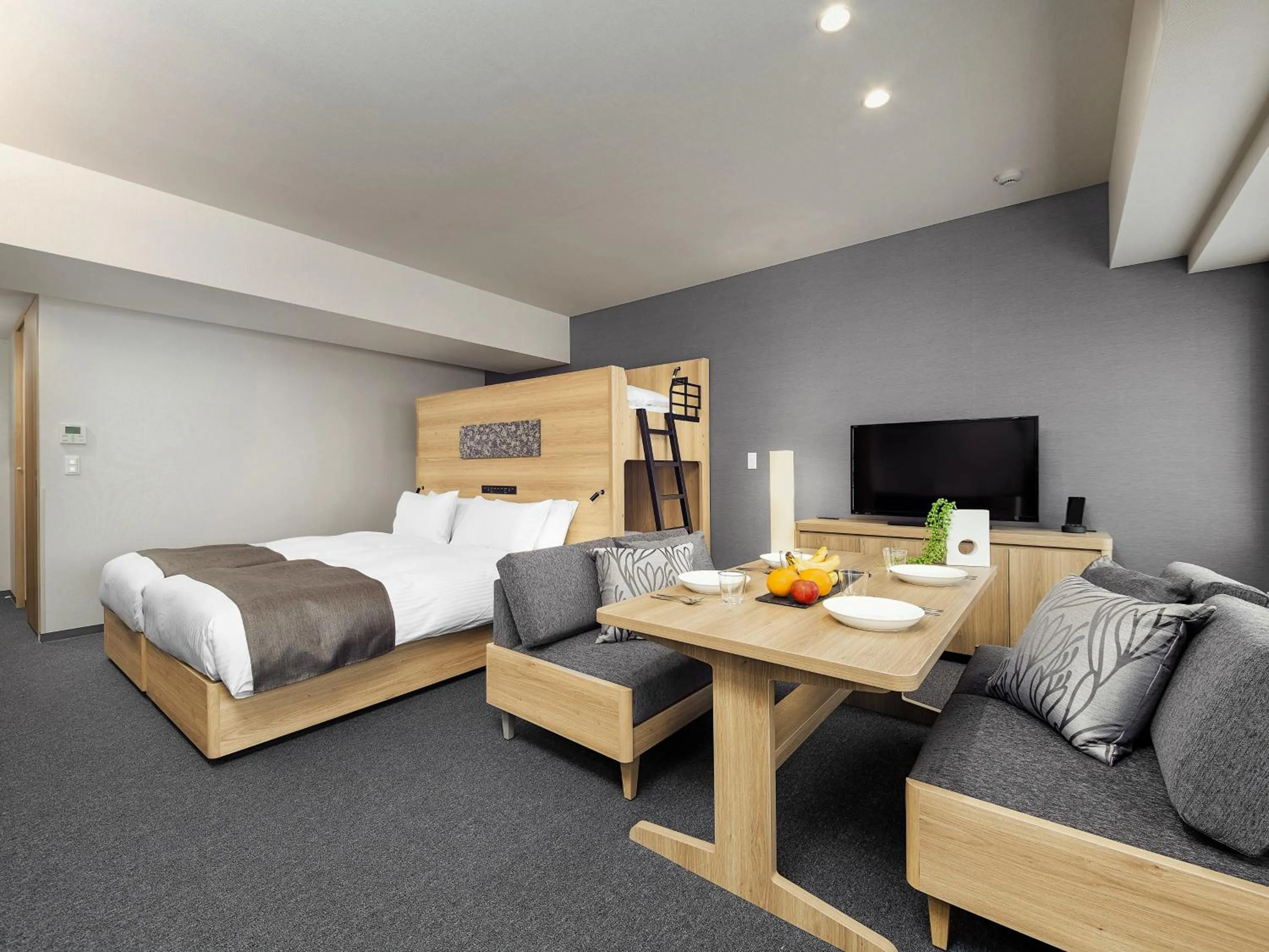 Bed in MIMARU Kyoto Nishinotoin Takatsuji