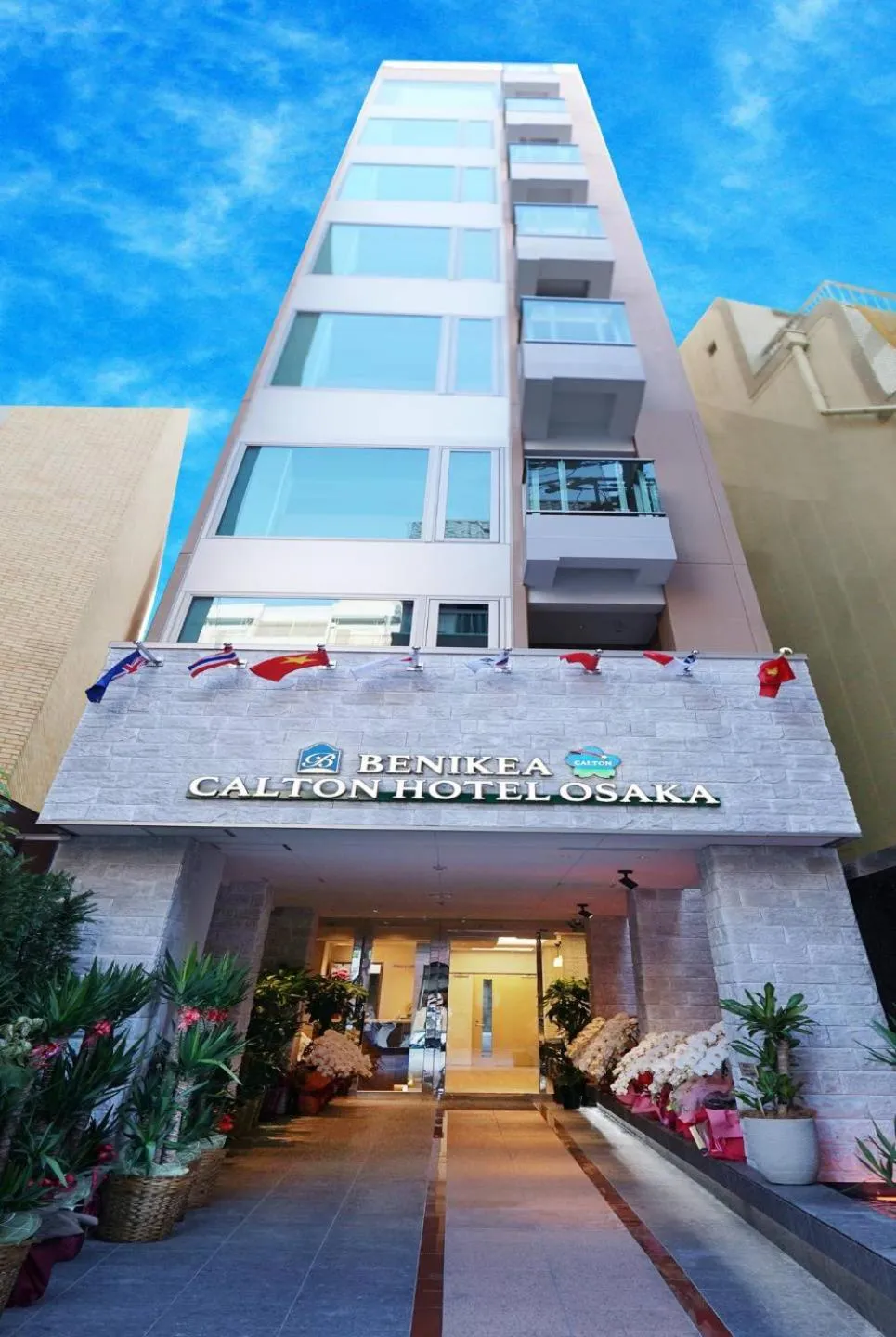 Facade/entrance in Benikea Calton Hotel Osaka Doutonbori