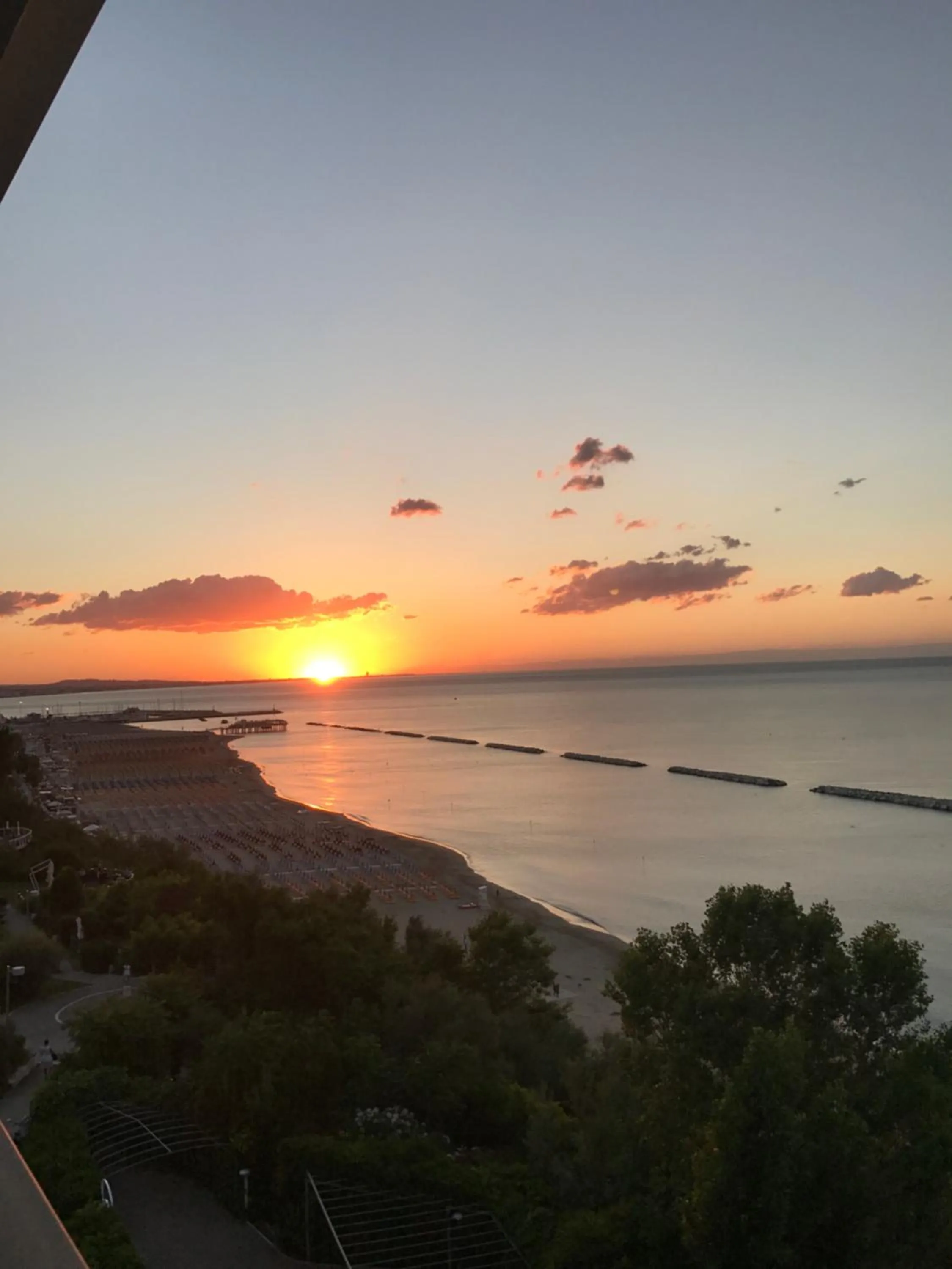 Sunset in Hotel Majestic