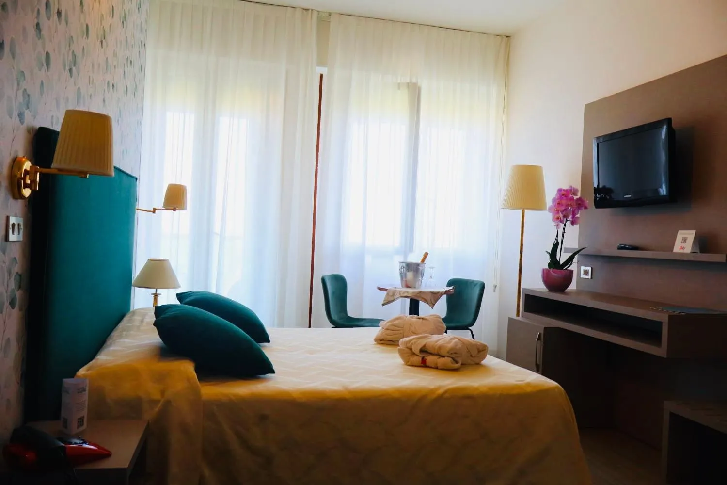 Bed in Hotel Majestic