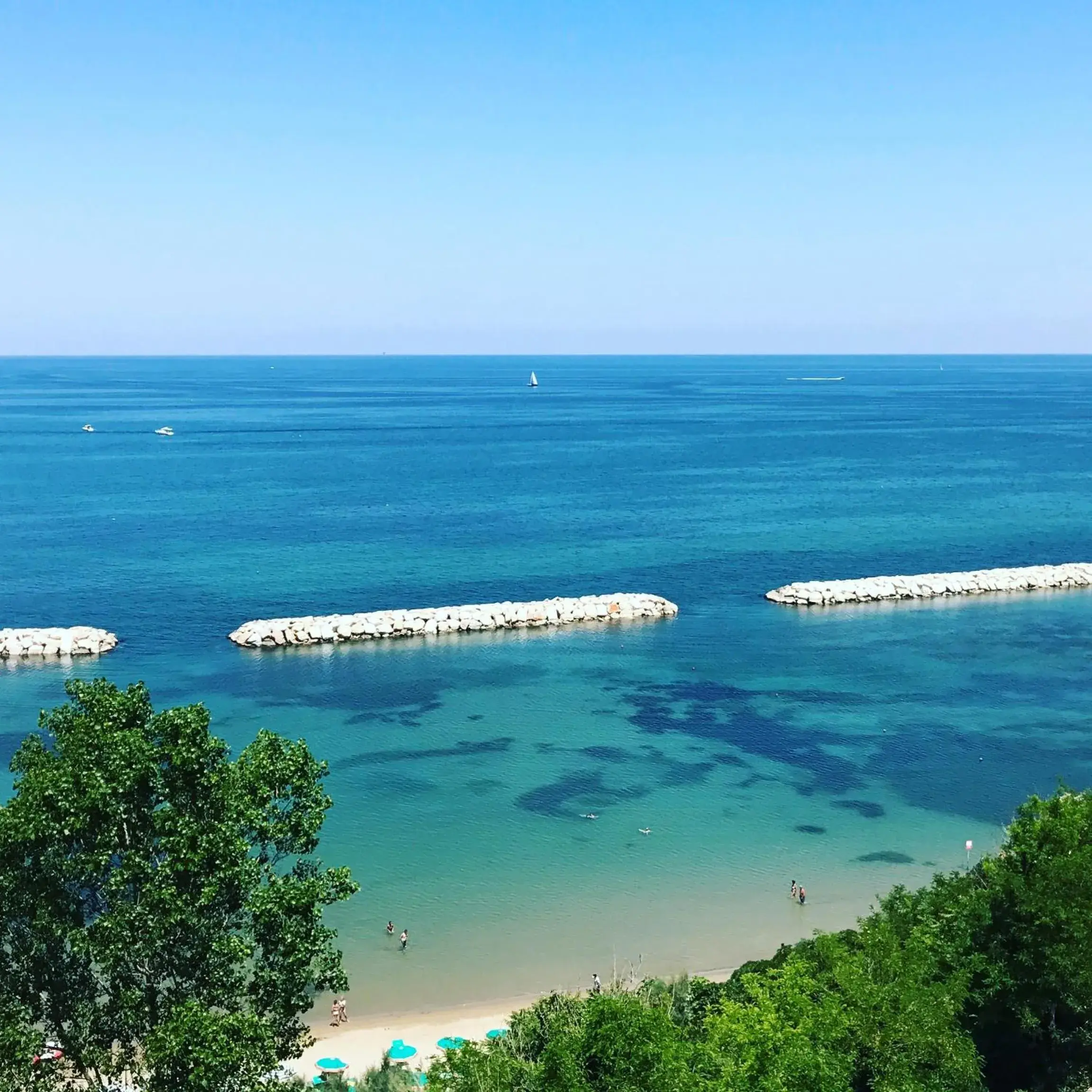 Sea view, Bird's-eye View in Hotel Majestic