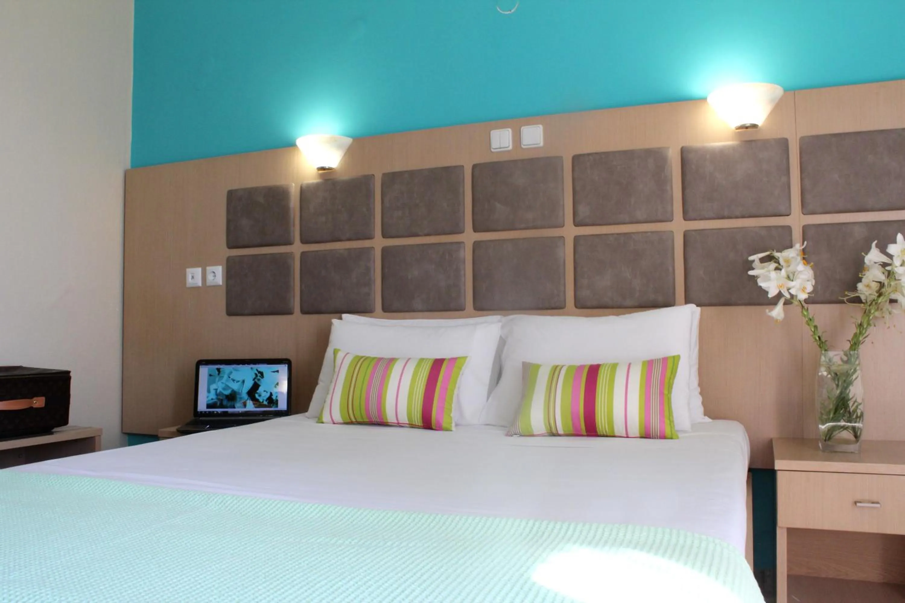 Bed in Thassos Hotel