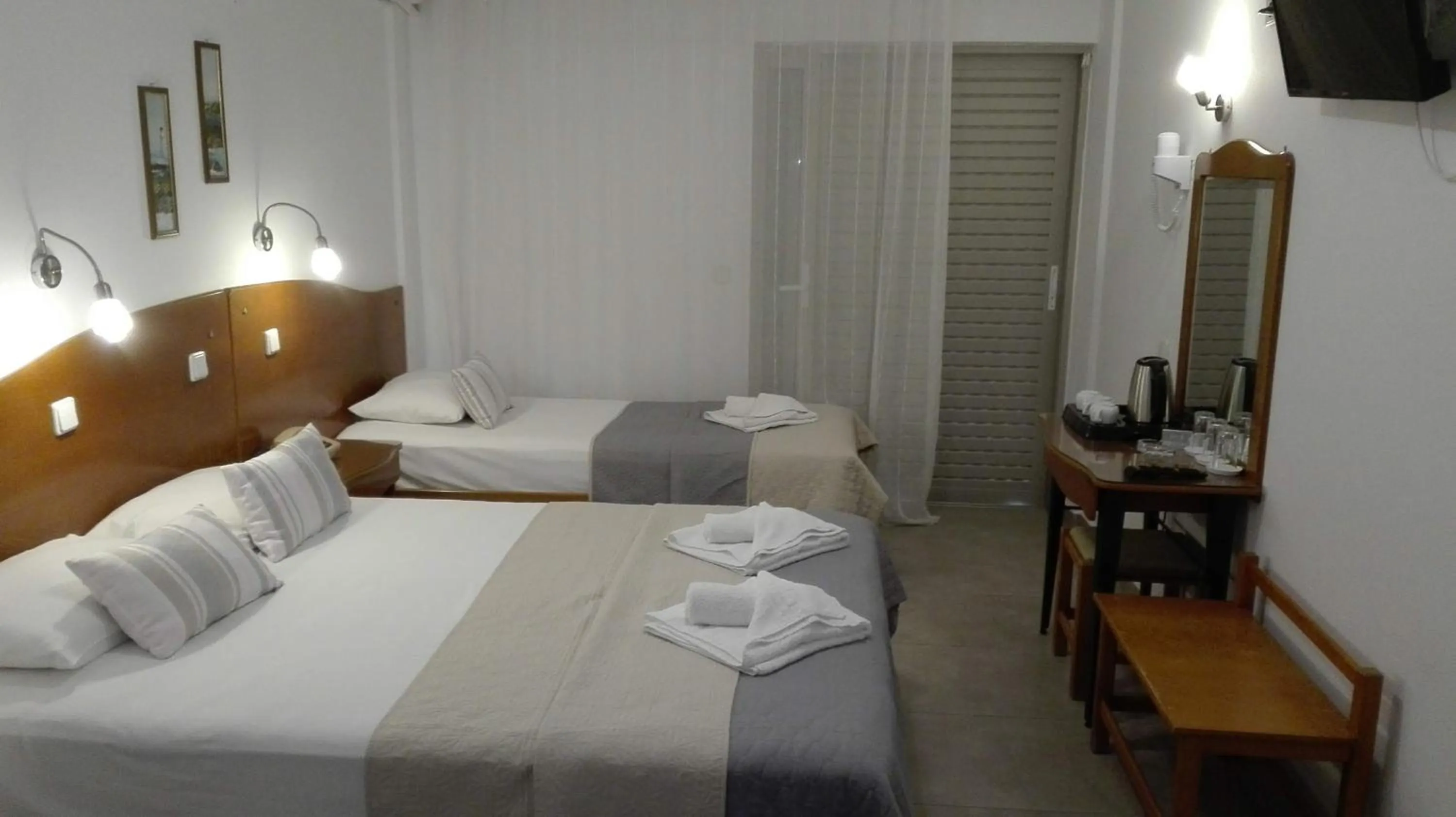 Bed in Thassos Hotel