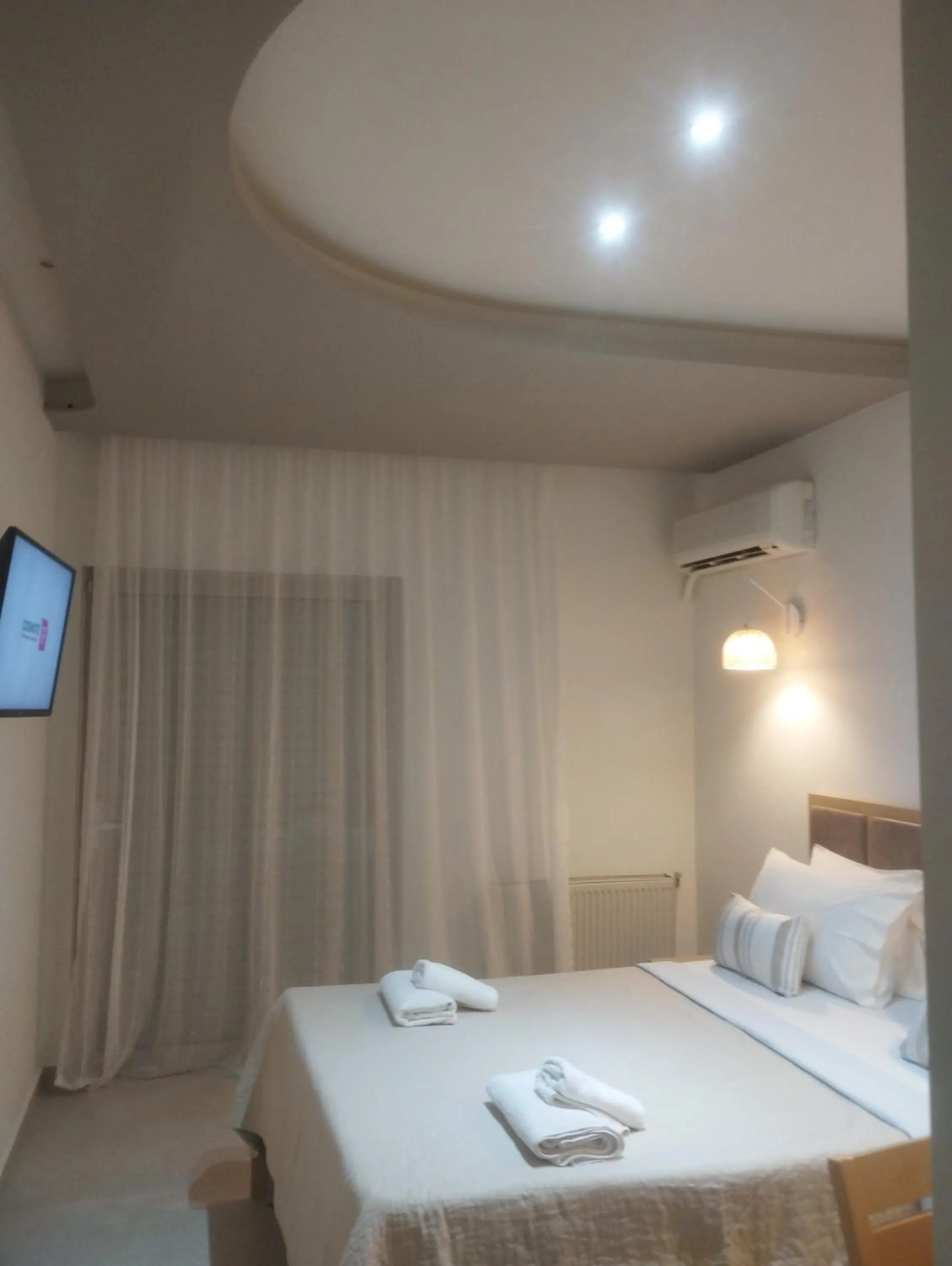 Bedroom, Bed in Thassos Hotel