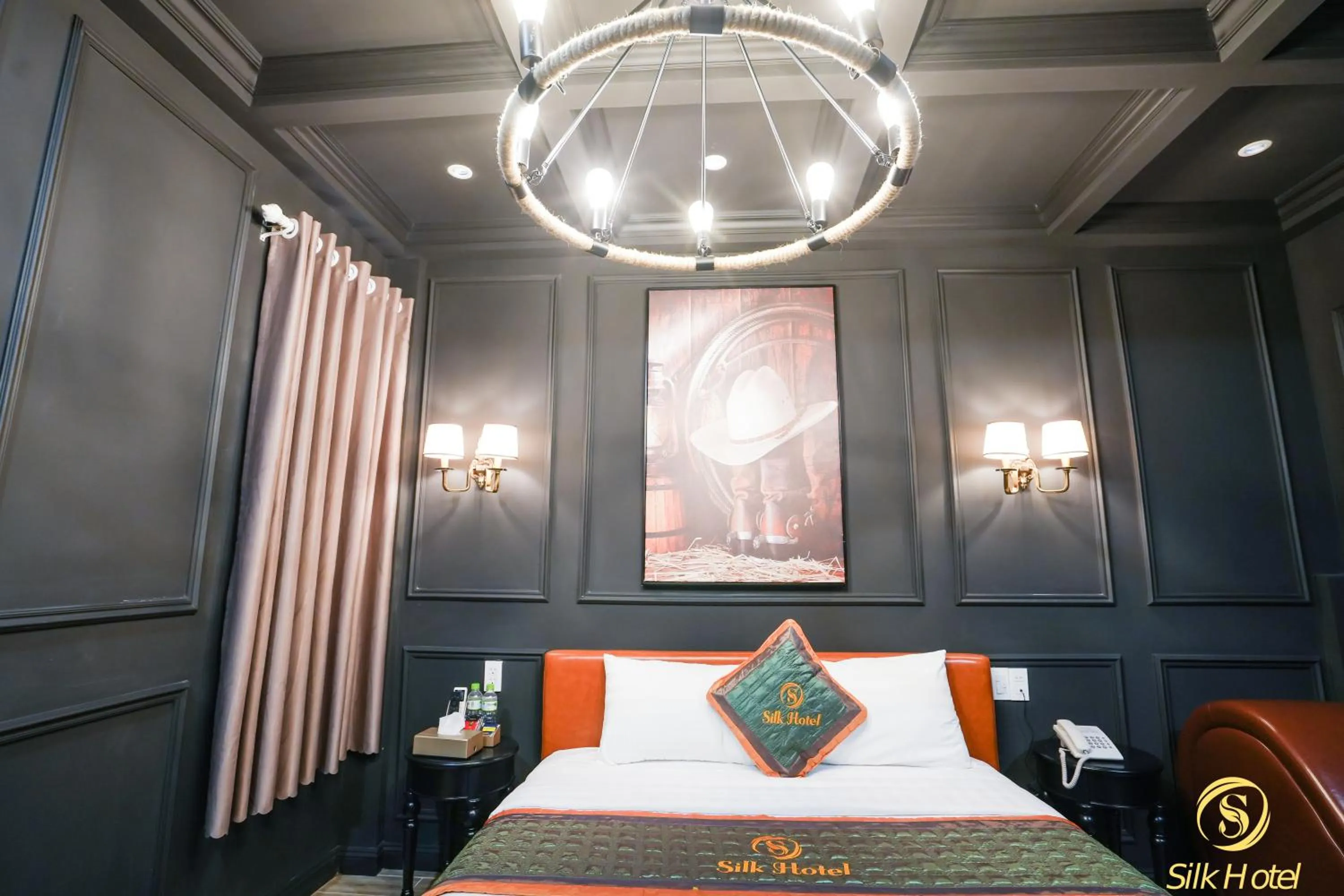 Bed in Silk Hotel near Tan Son Nhat Airport