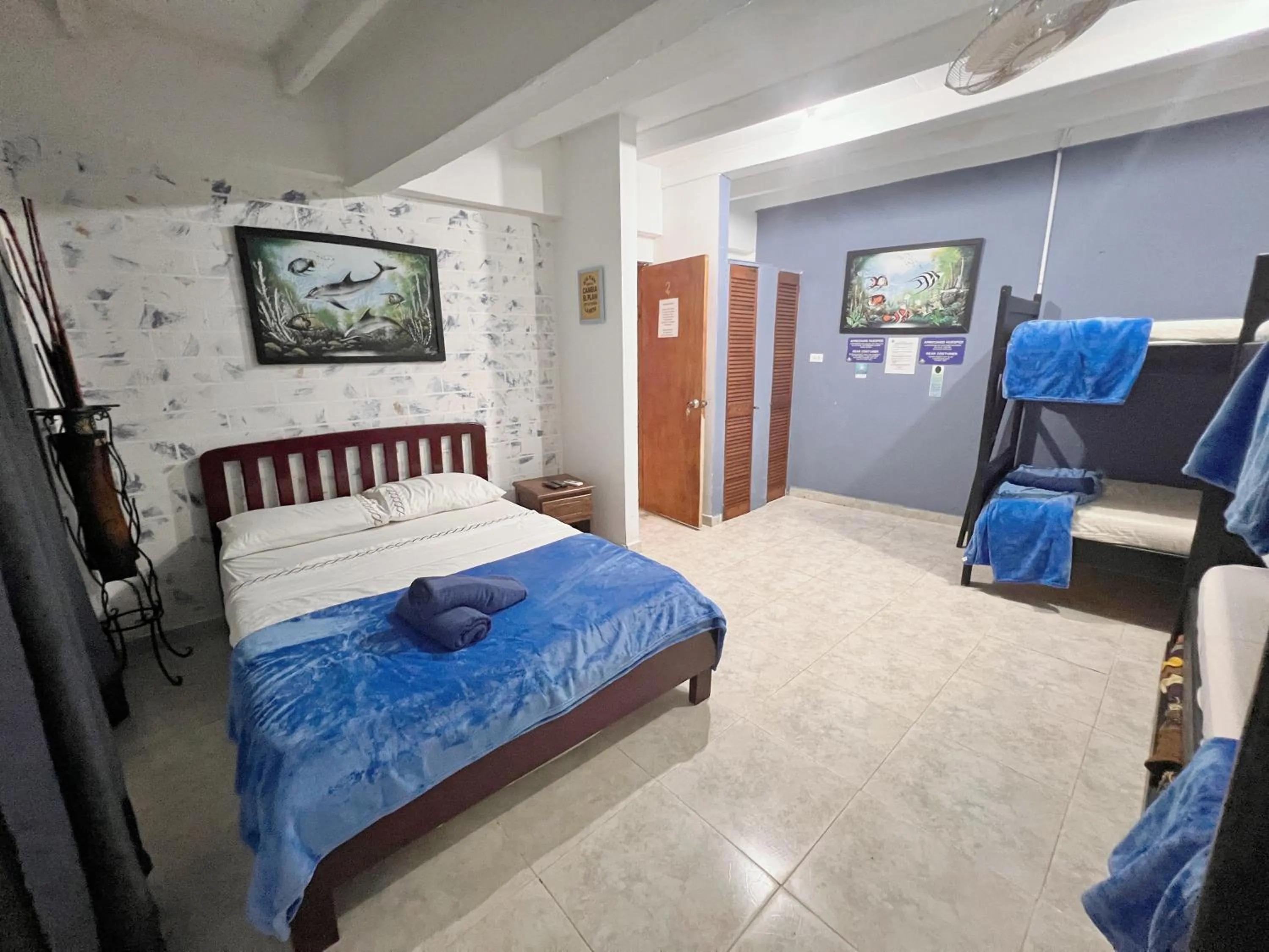 Bed in Hostal Mom Mariela