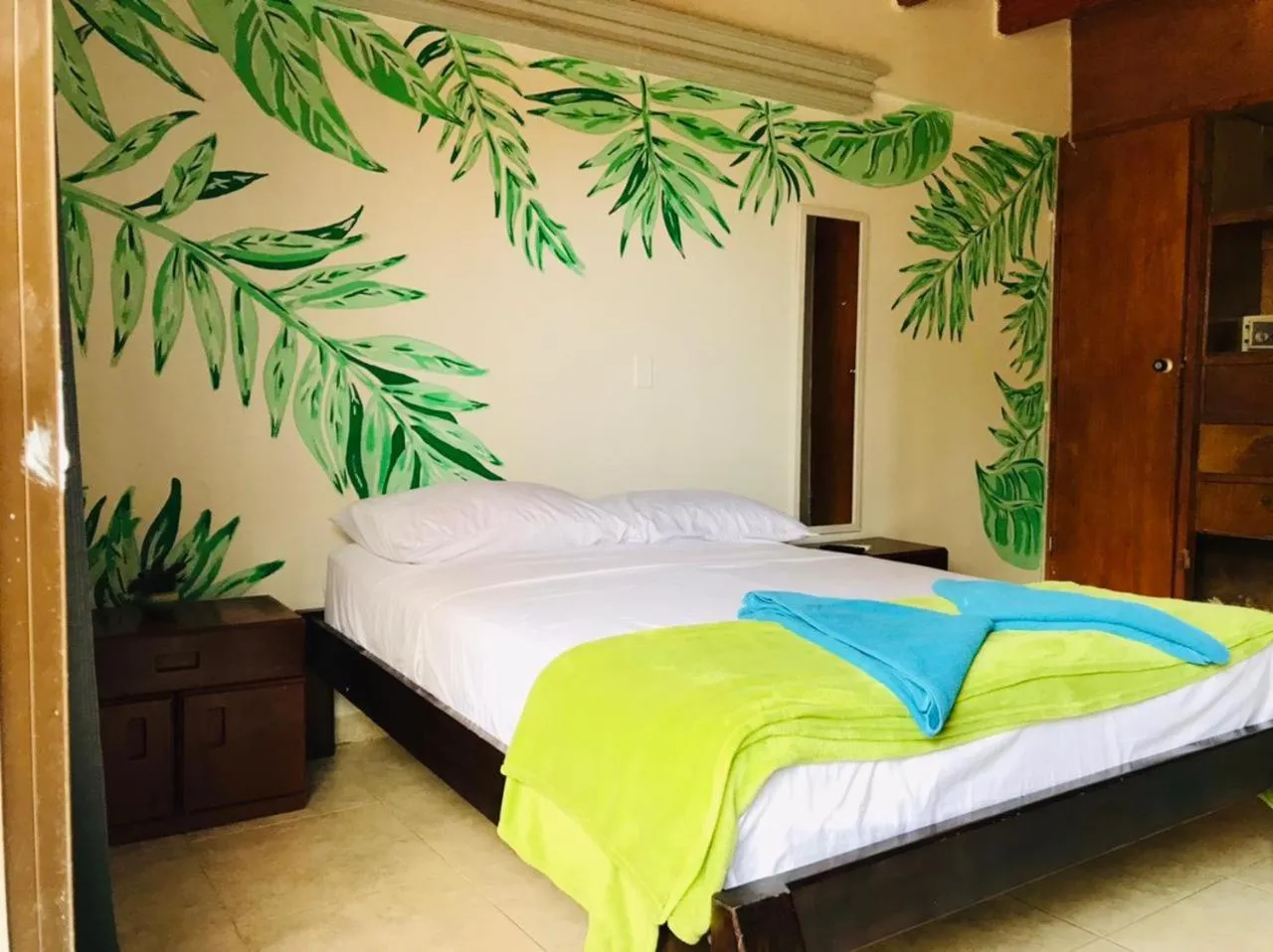 Bed in Hostal Mom Mariela