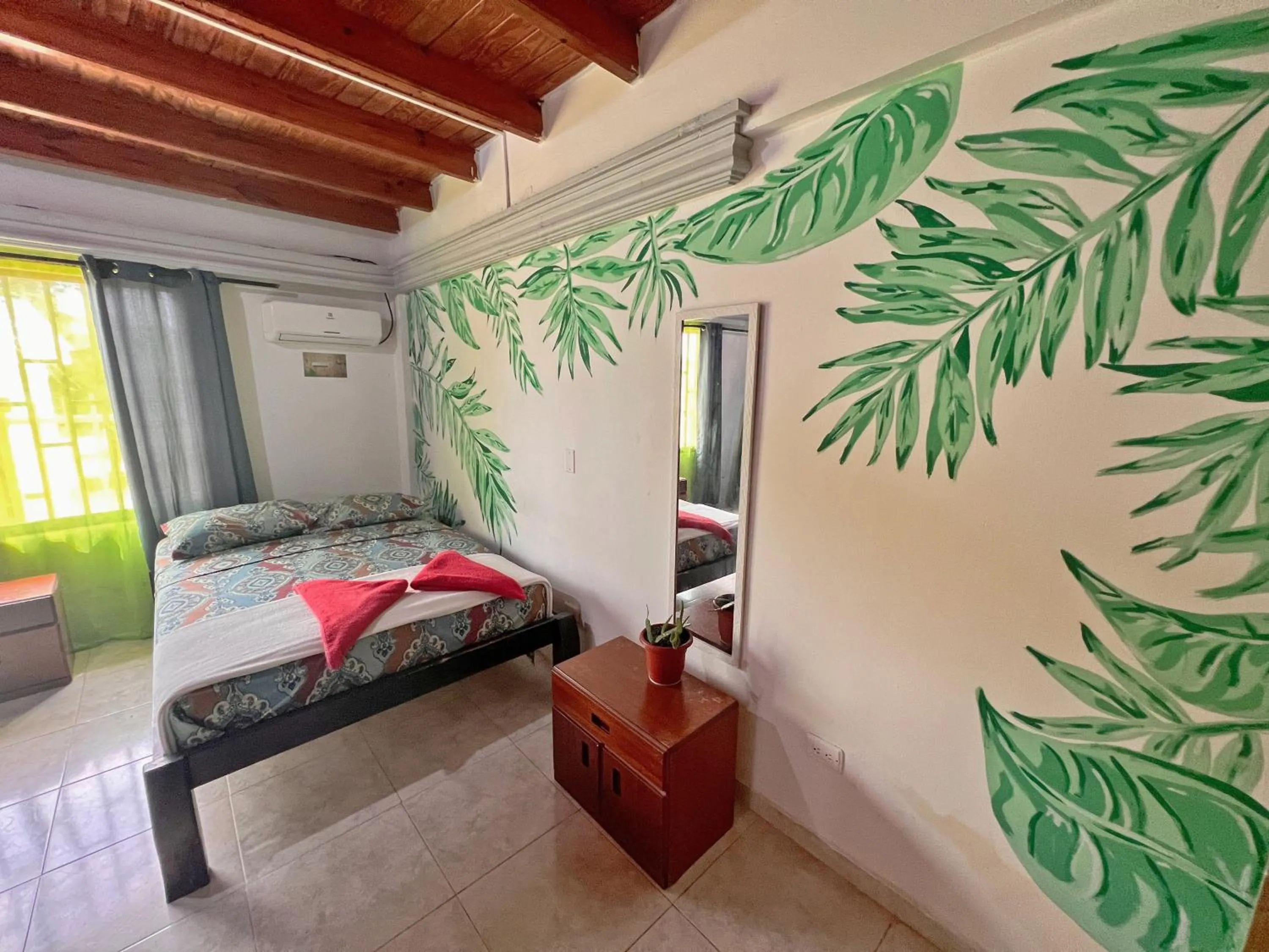 Bed in Hostal Mom Mariela