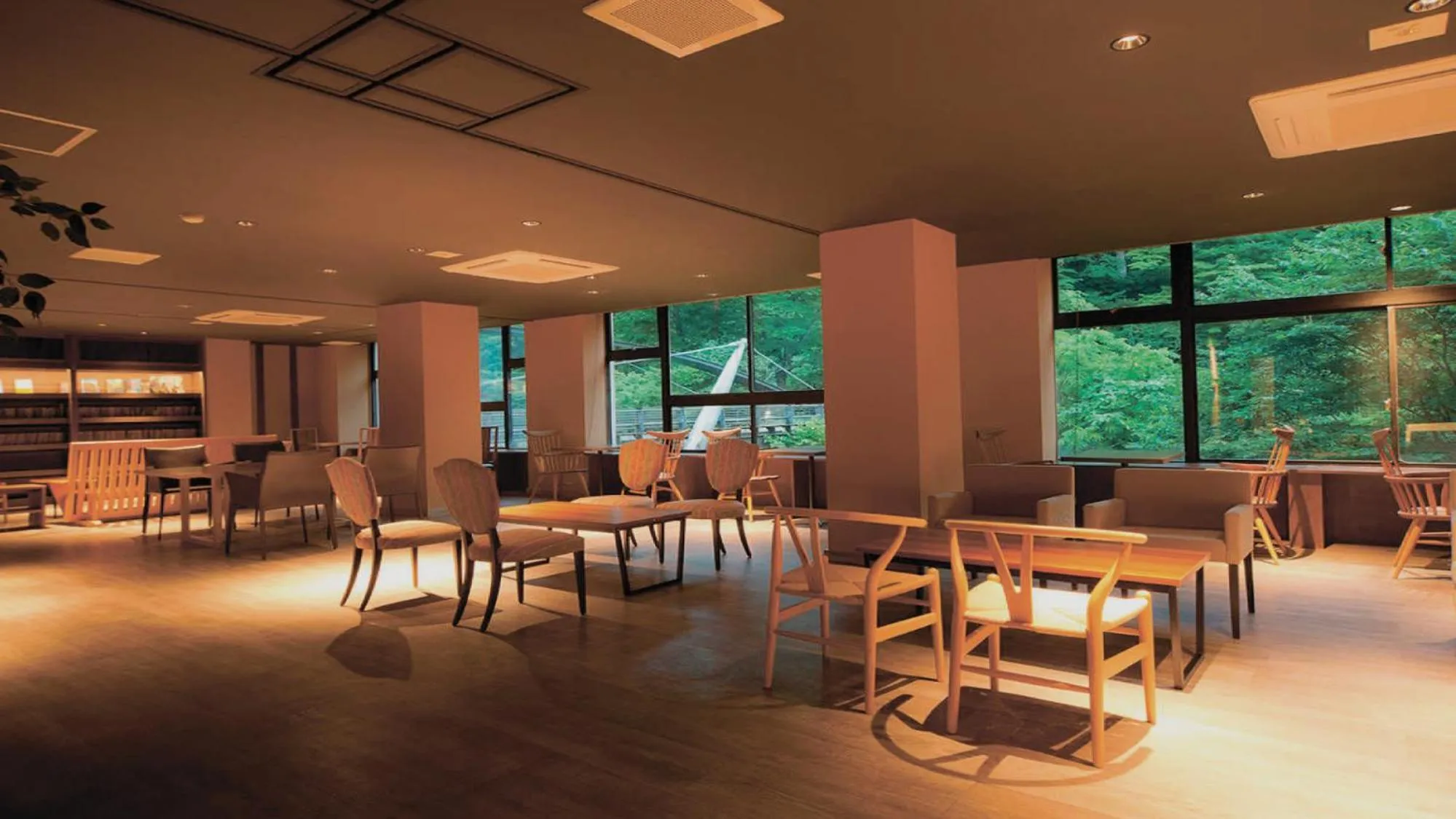 Communal lounge/ TV room in Aizu Higashiyama Onsen "Tsuki no Akari" self-service INN