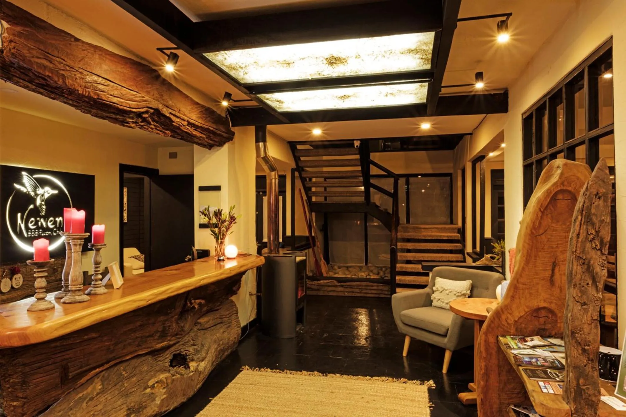 Lobby or reception in Newen B&B