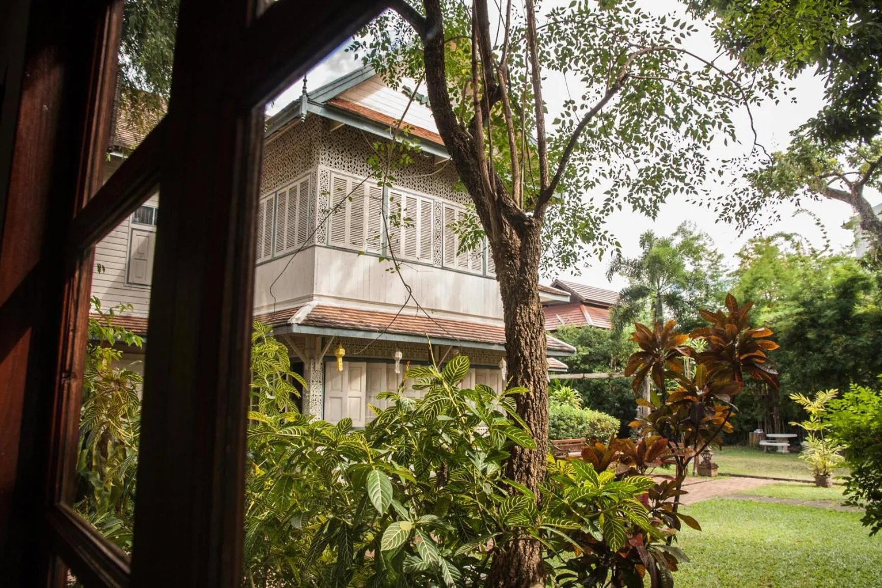 Garden view in Baan Orapin