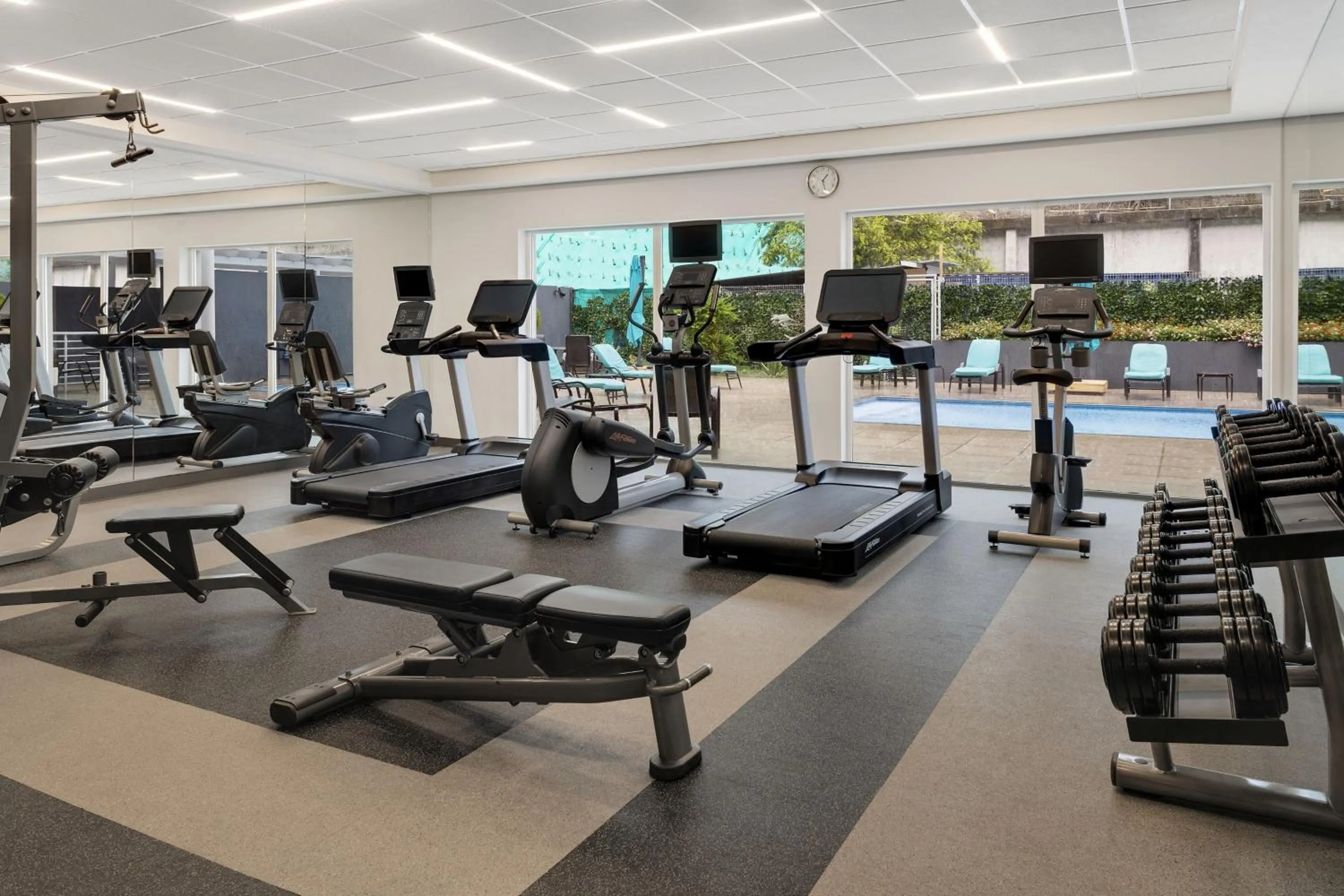 Fitness centre/facilities in Courtyard by Marriott San Jose Airport Alajuela