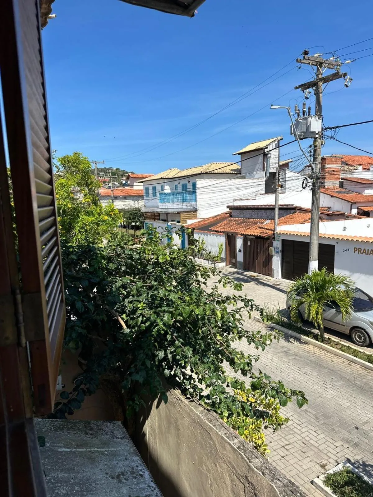 Street view in Pousada Casa das Rosas
