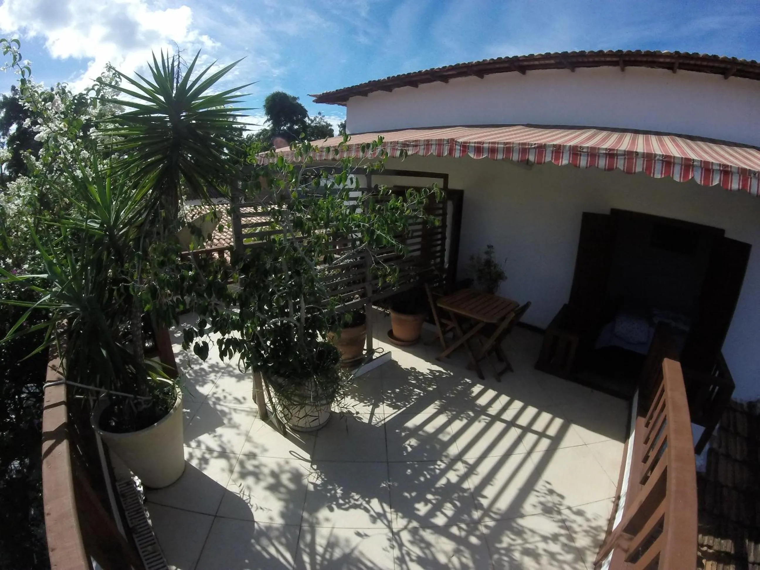 Balcony/Terrace in Pousada Casa das Rosas