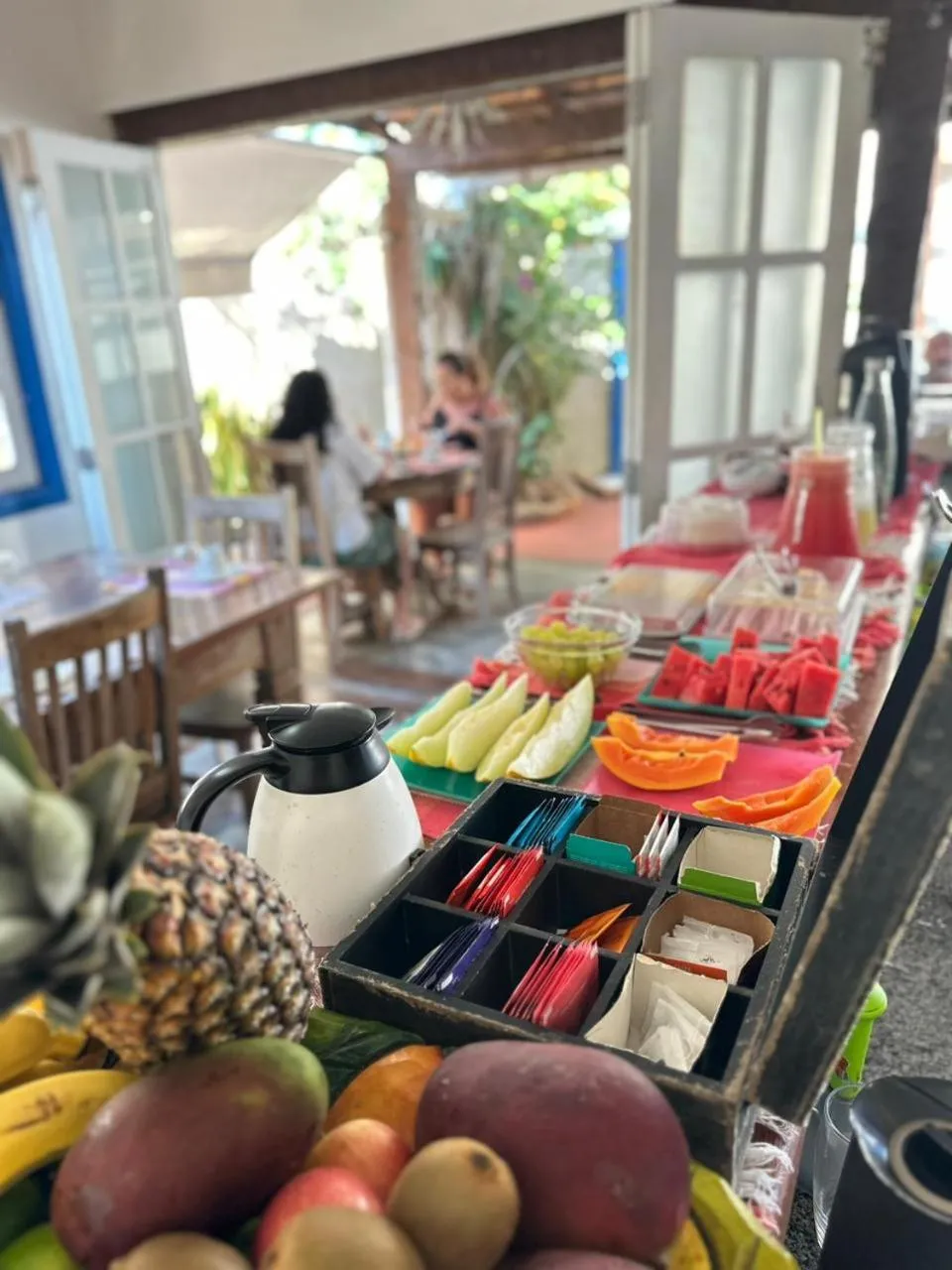 Breakfast in Pousada Casa das Rosas