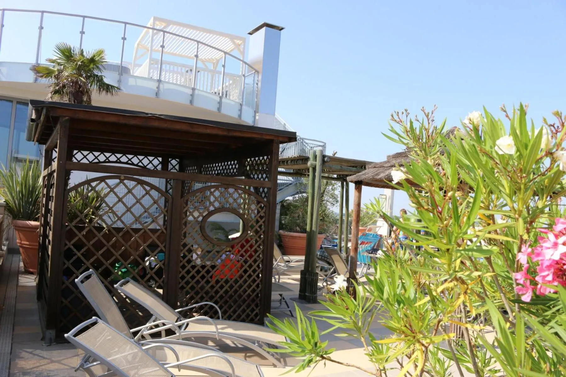 Patio in Eraclea Palace Appartements