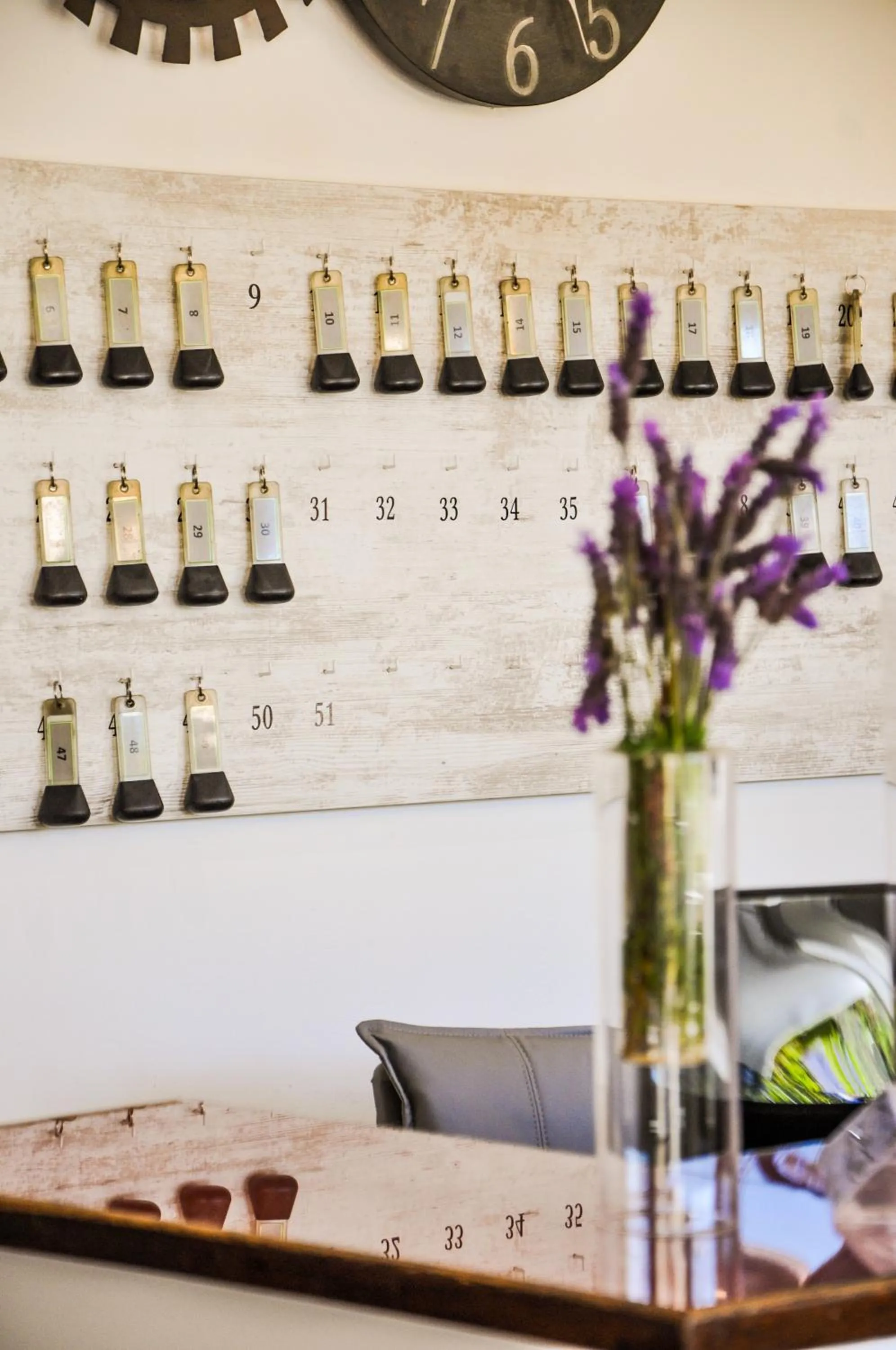 Lobby or reception in Hôtel les Arbousiers