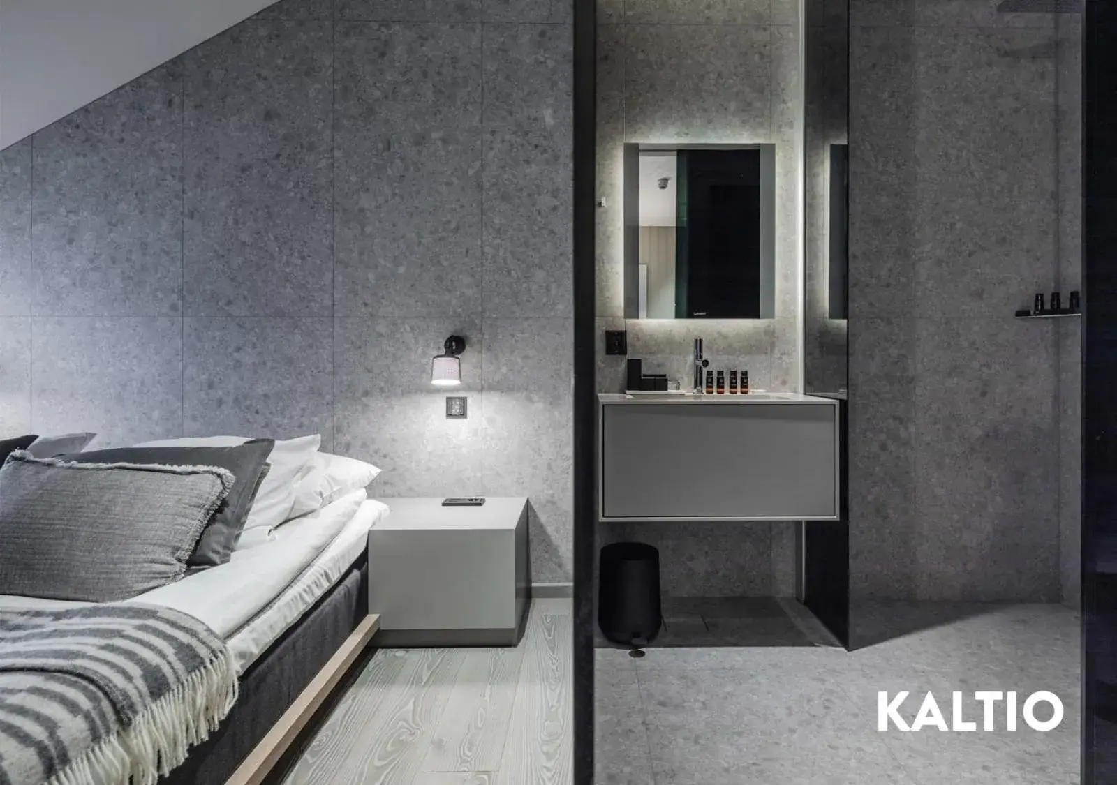 Bed in HAAWE Boutique Apart Hotel Bed in HAAWE Boutique Apart Hotel