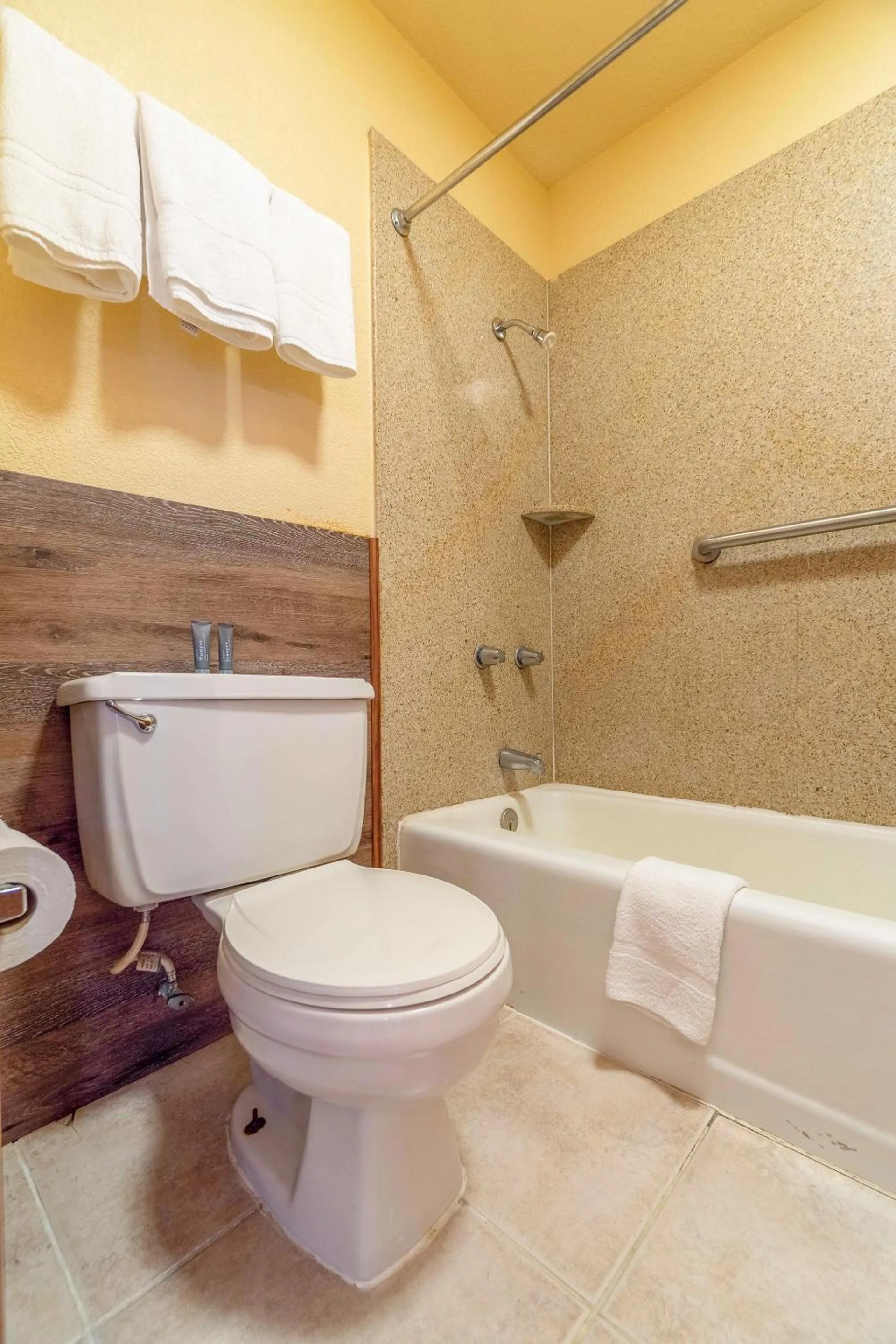 Bathroom in River Valley Motor Inn By OYO La Grange Texas