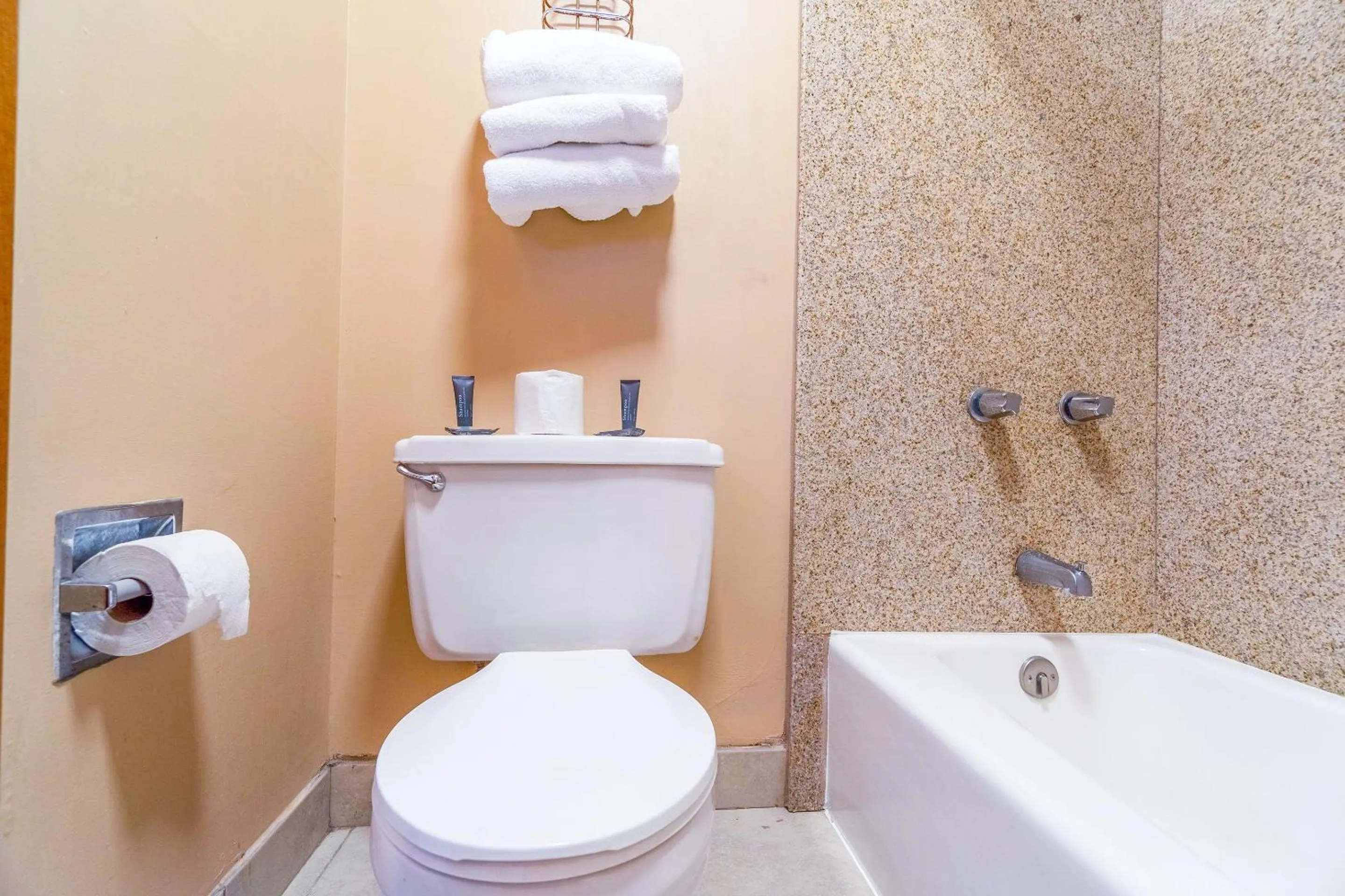 Bathroom in River Valley Motor Inn By OYO La Grange Texas