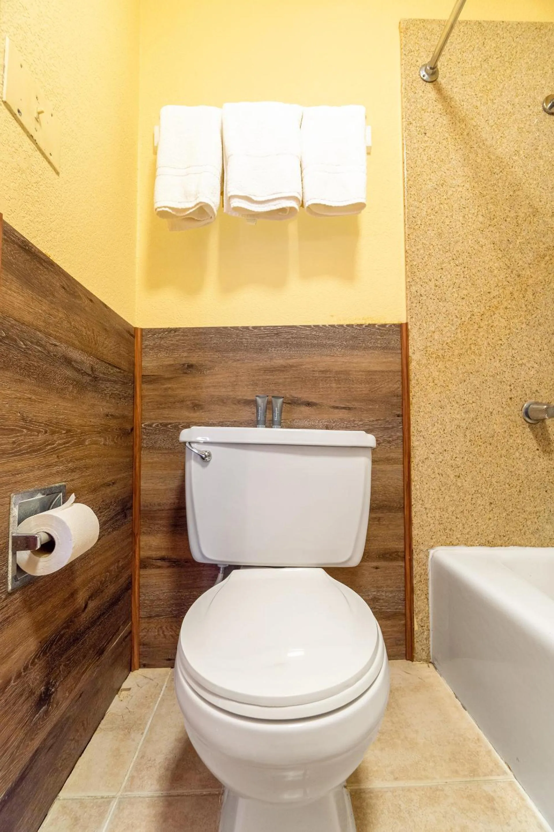 Bathroom in River Valley Motor Inn By OYO La Grange Texas