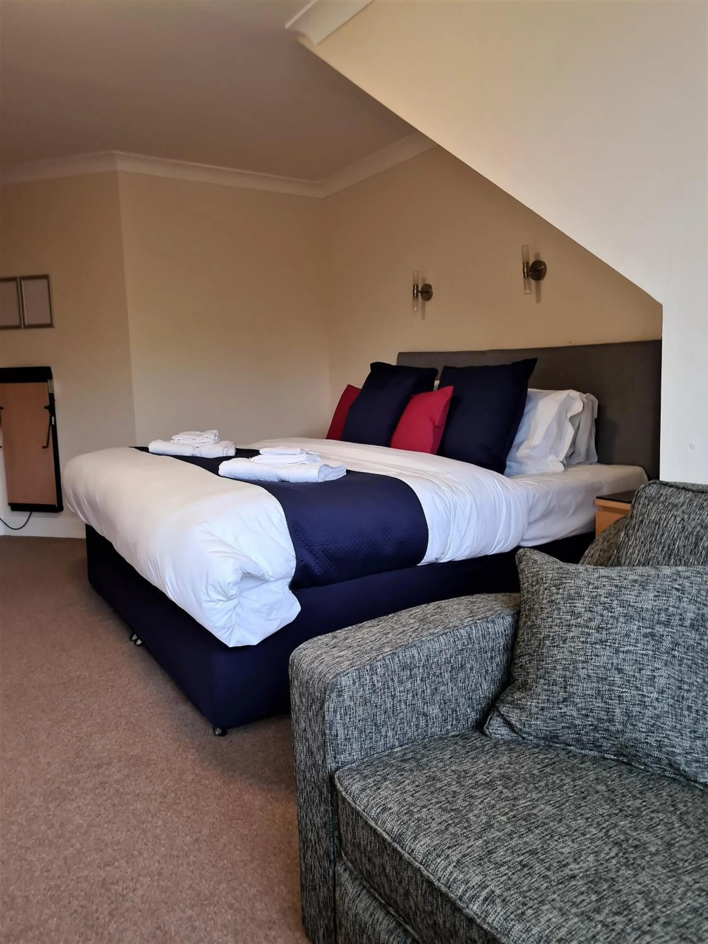 Bedroom, Bed in The Old Schoolhouse Hotel