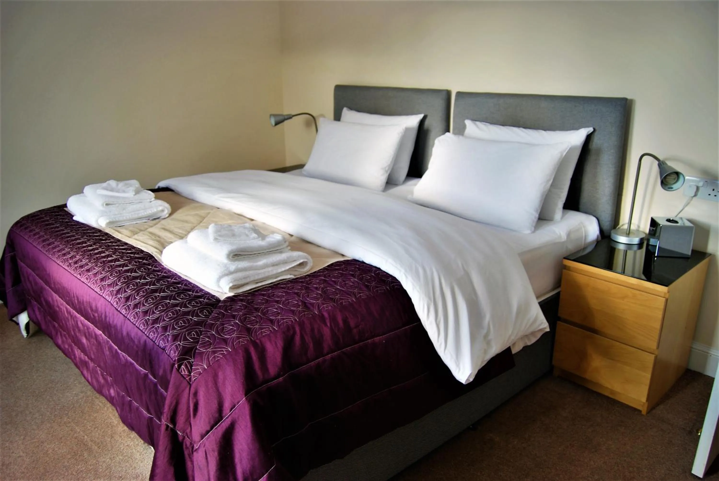 Bedroom, Bed in The Old Schoolhouse Hotel