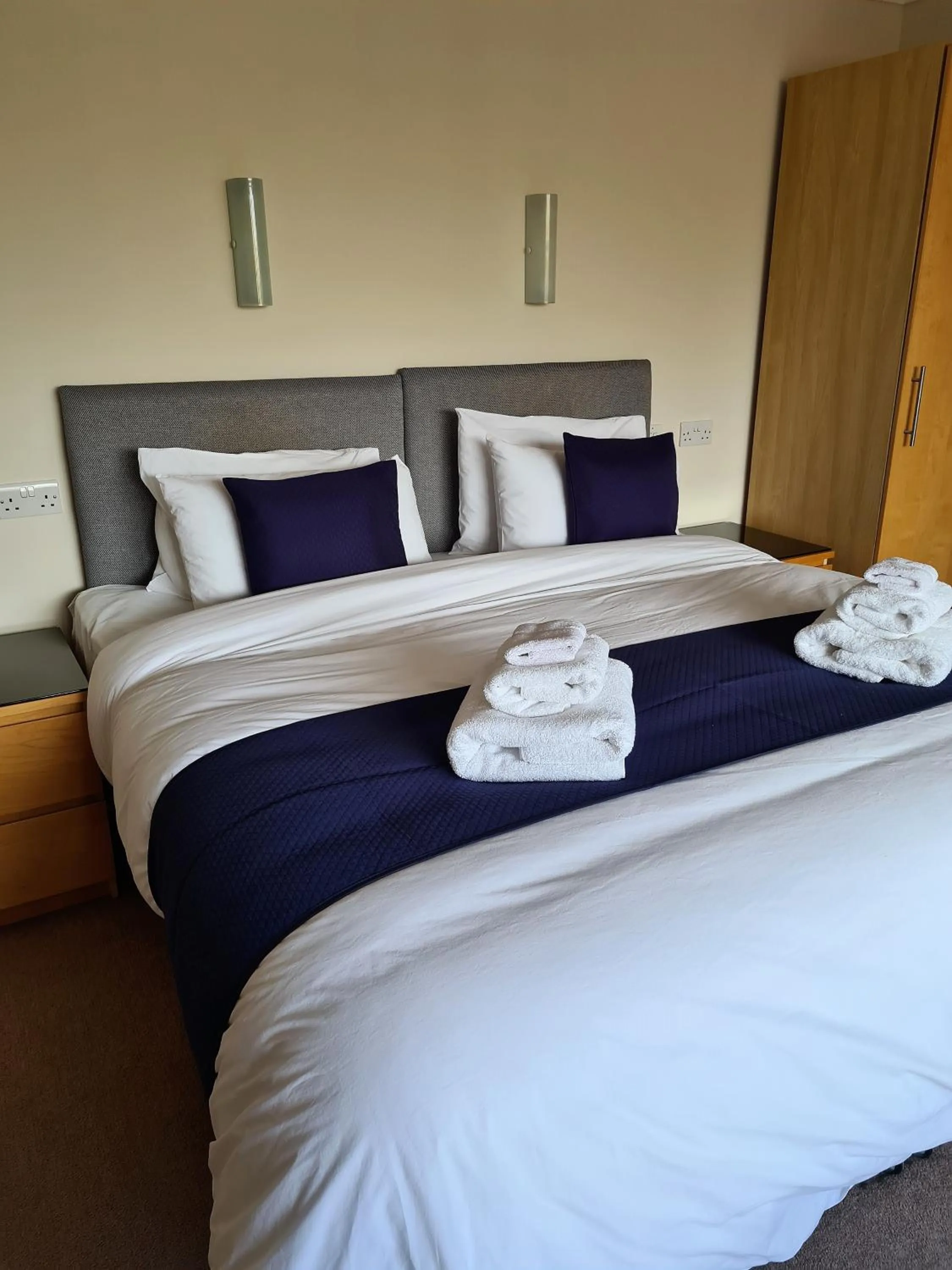 Bed in The Old Schoolhouse Hotel