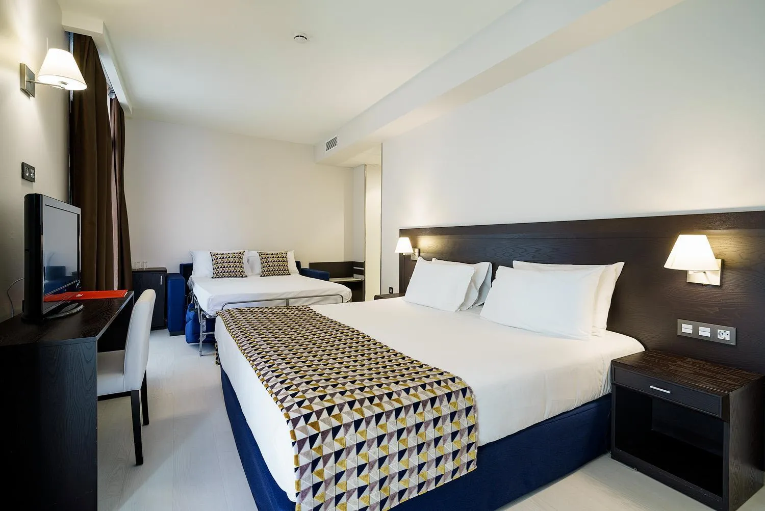 Bedroom, Bed in Exe Málaga Museos