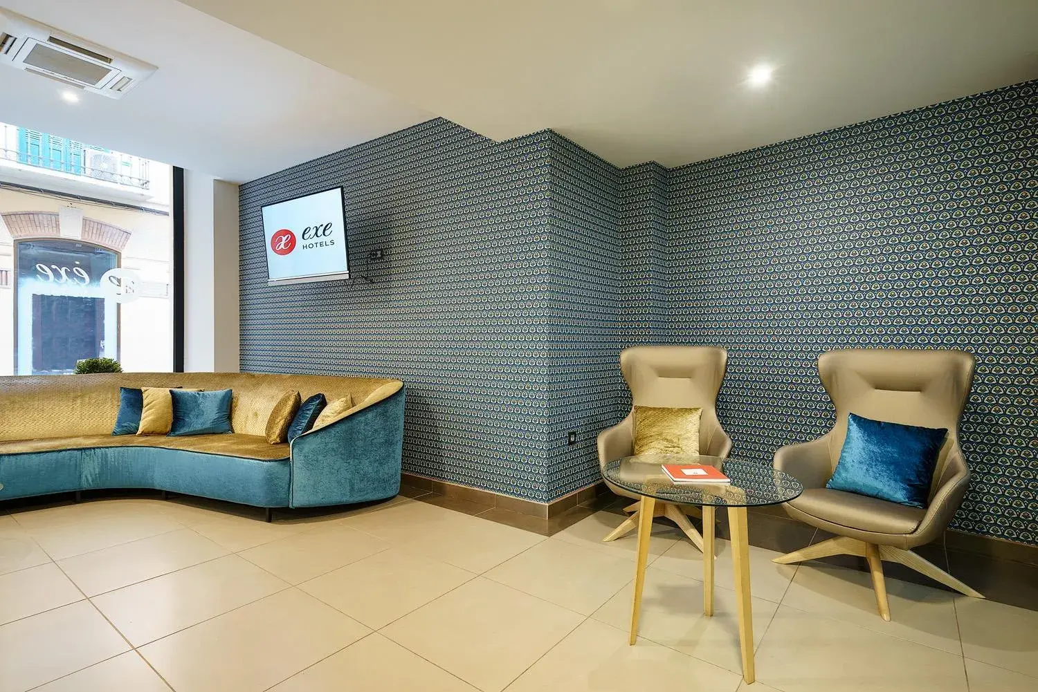 Lobby or reception in Exe Málaga Museos Lobby or reception in Exe Málaga Museos