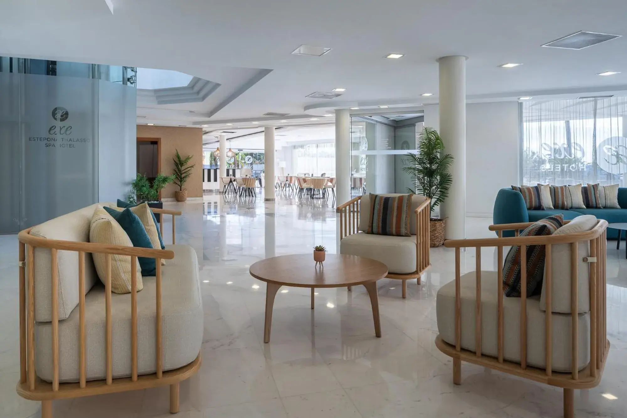 Lobby or reception in Exe Estepona Thalasso & Spa- Adults Only Lobby or reception in Exe Estepona Thalasso & Spa- Adults Only