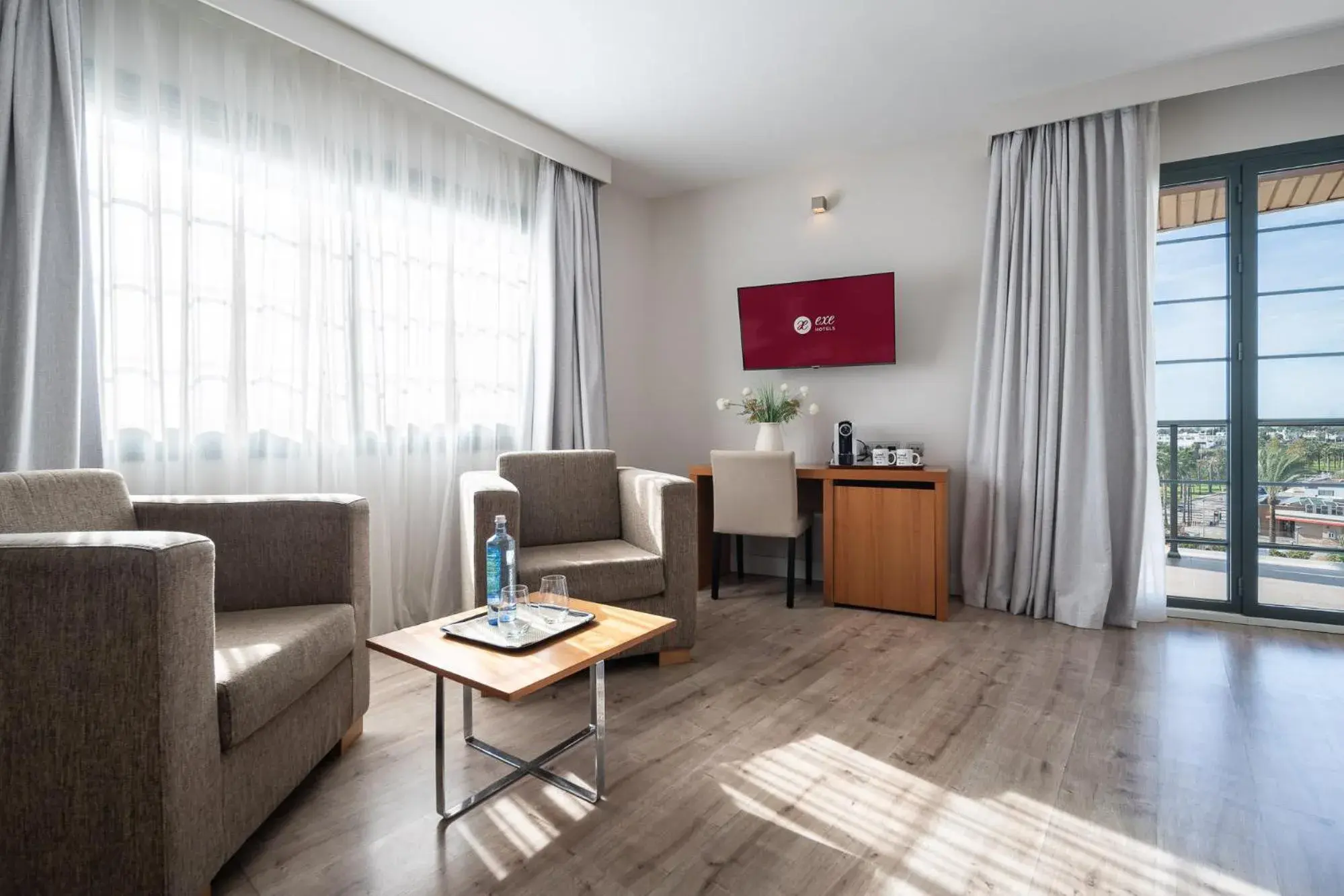 Living room in Exe Estepona Thalasso & Spa- Adults Only Living room in Exe Estepona Thalasso & Spa- Adults Only