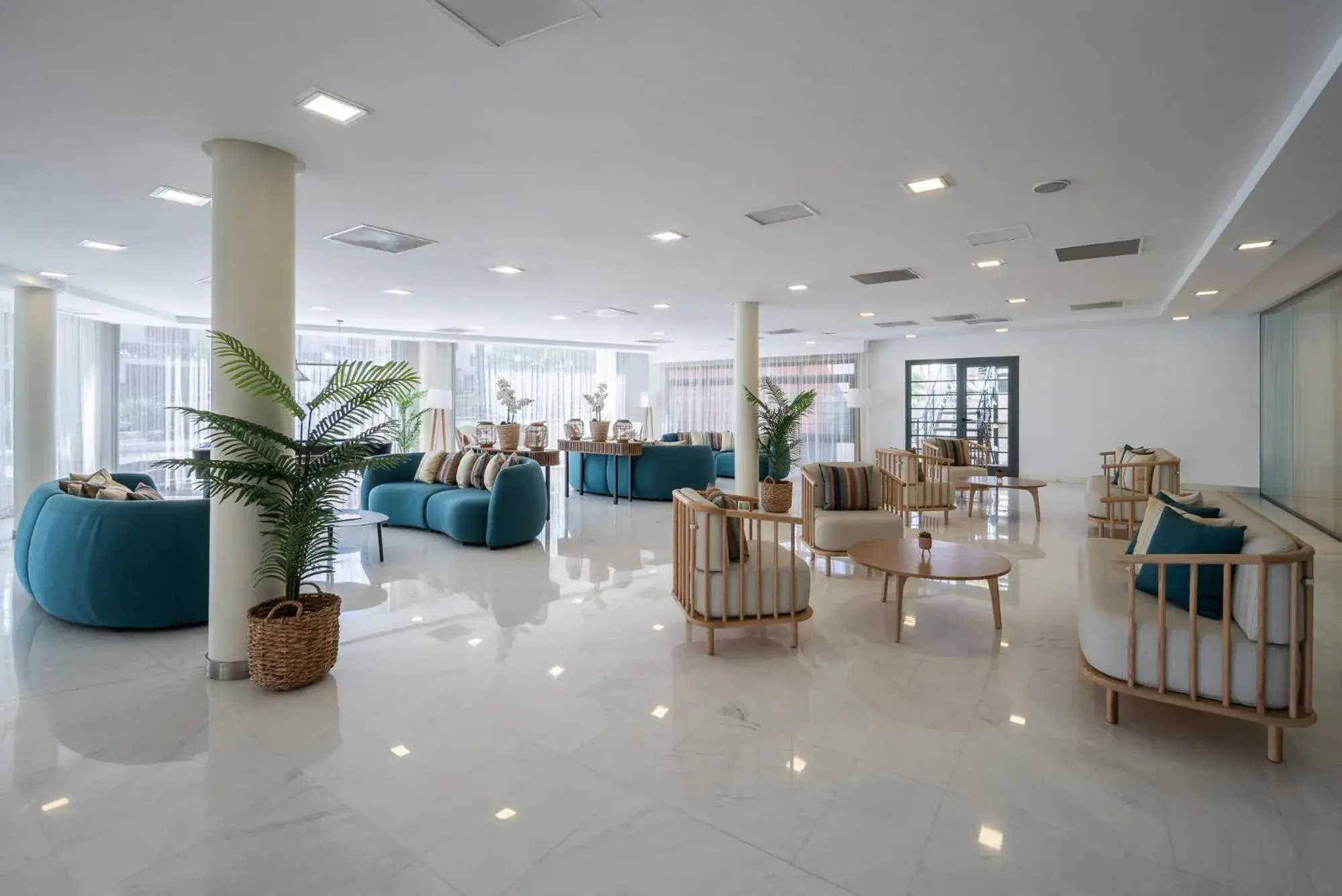 Lobby or reception in Exe Estepona Thalasso & Spa- Adults Only Lobby or reception in Exe Estepona Thalasso & Spa- Adults Only