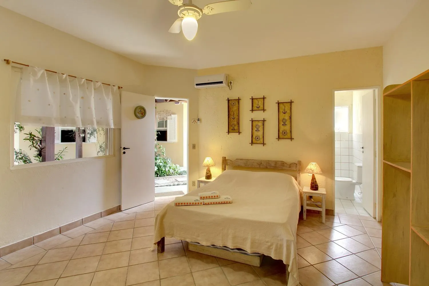 Bed in Pousada Villa Maritima