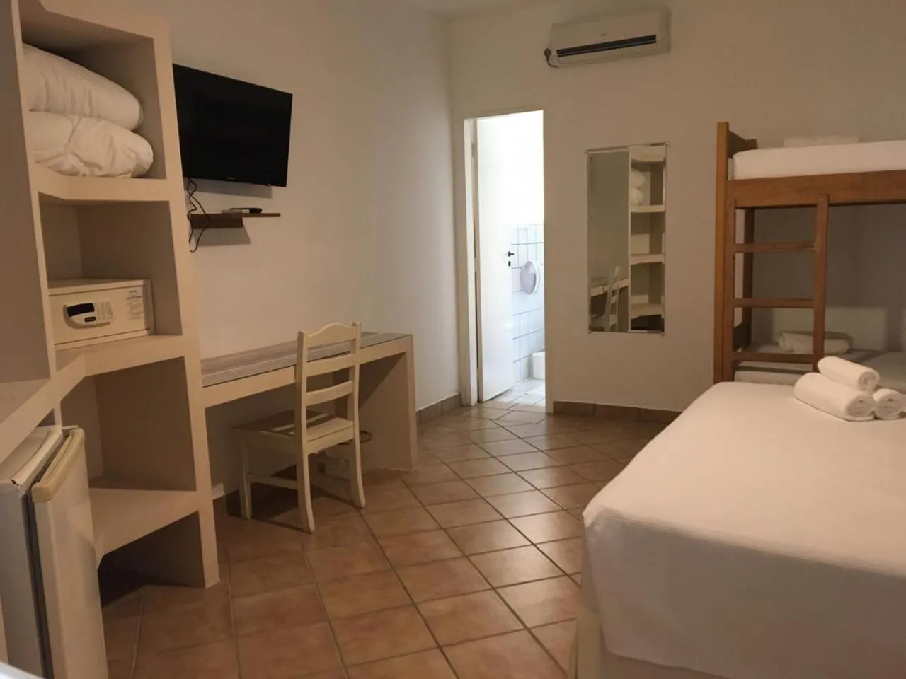 Bed in Pousada Villa Maritima